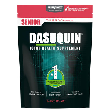 Nutramax Dasuquin Joint Health Supplement for Large Senior Dogs – for Immune Support, Skin & Coat Health, and Brain Health, 84 Soft Chews Nutramax Laboratories Au supplements