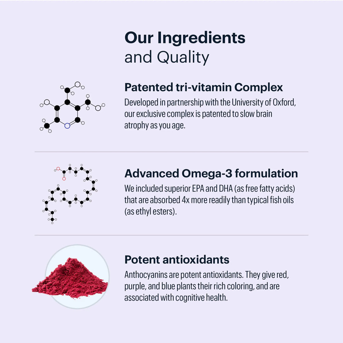 ELYSIUM Matter - 30 Servings - Brain Supplement for Memory and Focus Omega 3 Supplement + DHA - Vitamins to Support Brain Health and Memory ELYSIUM Au supplements