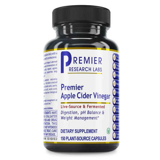 Premier Research Labs Apple Cider Vinegar Capsules - ACV Capsules, Apple Cider Vinegar Pills, Supplement for Digestion, pH Balance, Microbiome Health for Women and Men - 150 Vegetarian Capsules Premier Research LabsAU supplements