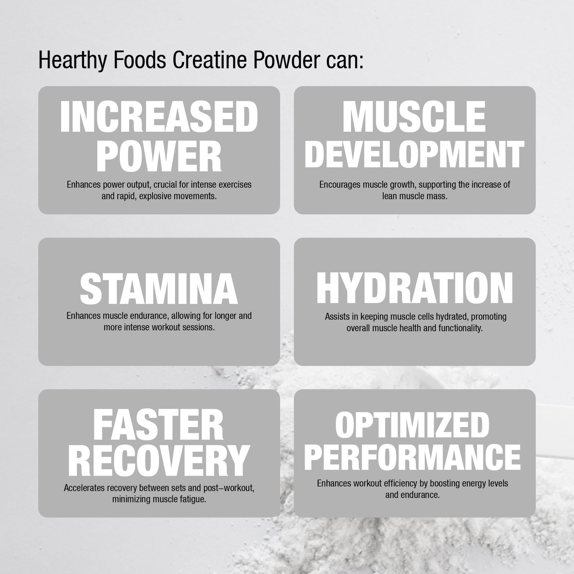 HEARTHY FOODS Creatine Monohydrate Micronized Powder 500G - 100 Servings, 5000mg Per Serving (5g) - 17.9 Oz for Men & Women Muscle Growth & Recovery - UNFLAVORED HEARTHY FOODS Au supplements