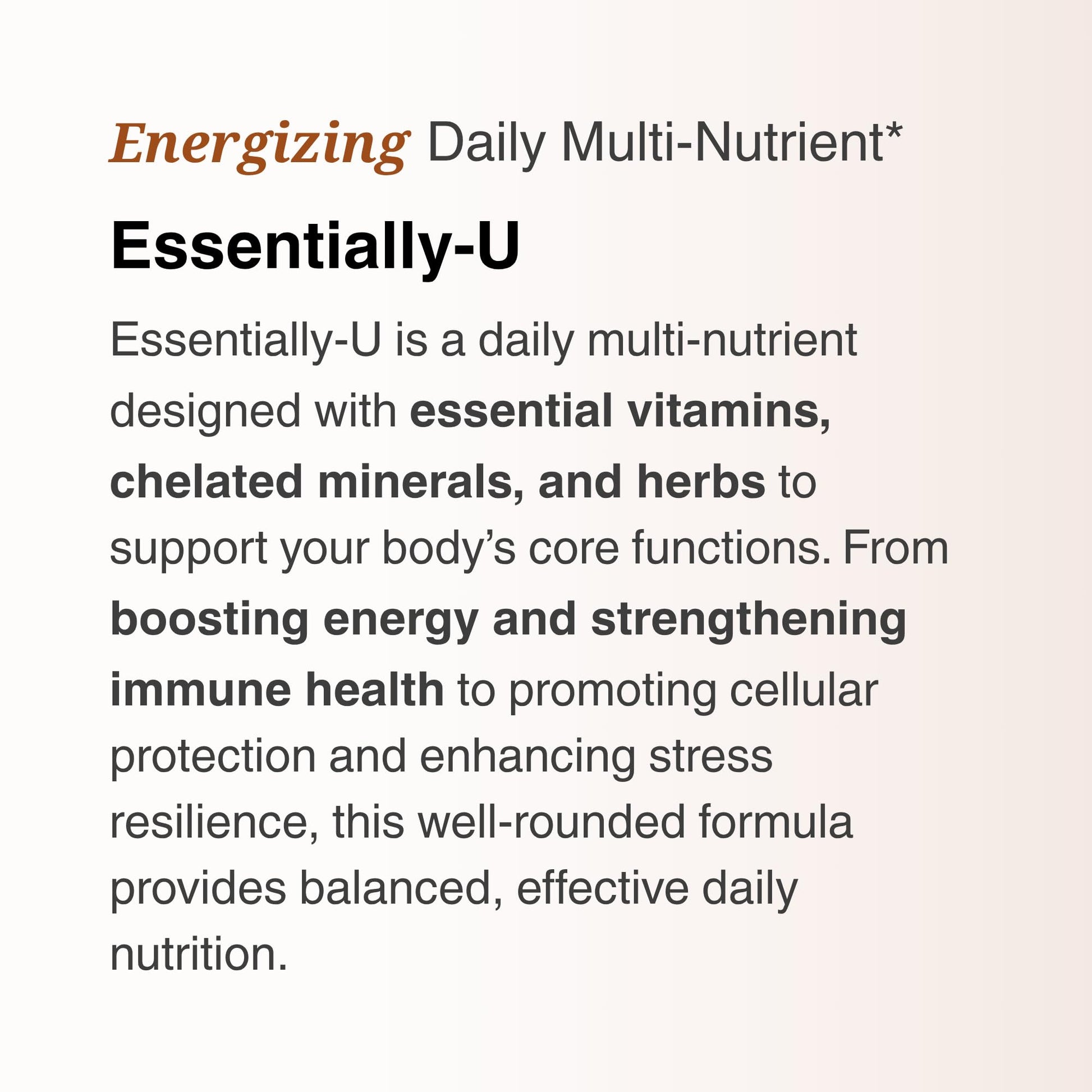 Utzy Naturals Essentially-U Multi-Nutrient | Whole Food Antioxidants + Chelated Minerals for Everyday Health | 180 Capsules Utzy Naturals Au supplements