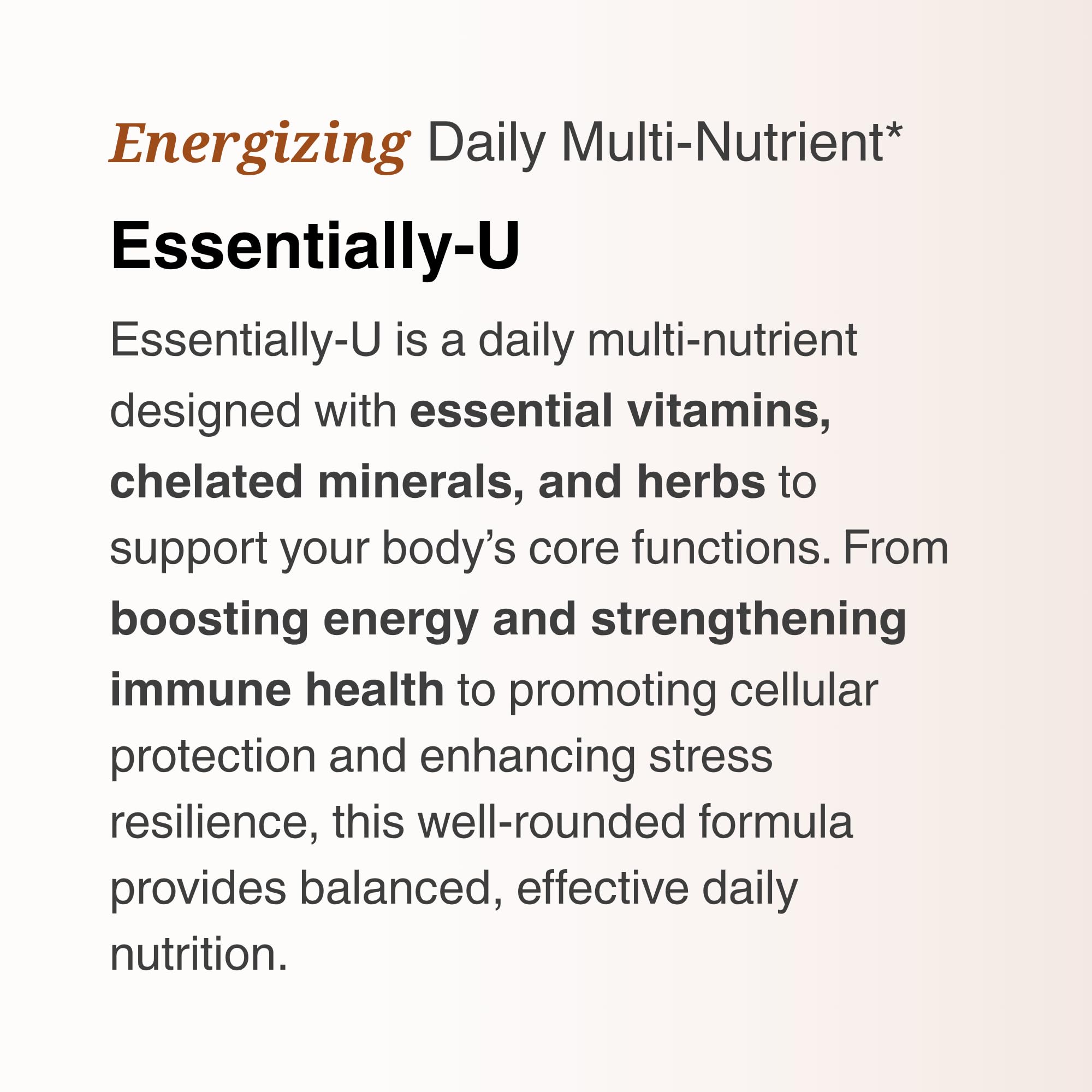 Utzy Naturals Essentially-U Multi-Nutrient | Whole Food Antioxidants + Chelated Minerals for Everyday Health | 180 Capsules Utzy Naturals Au supplements