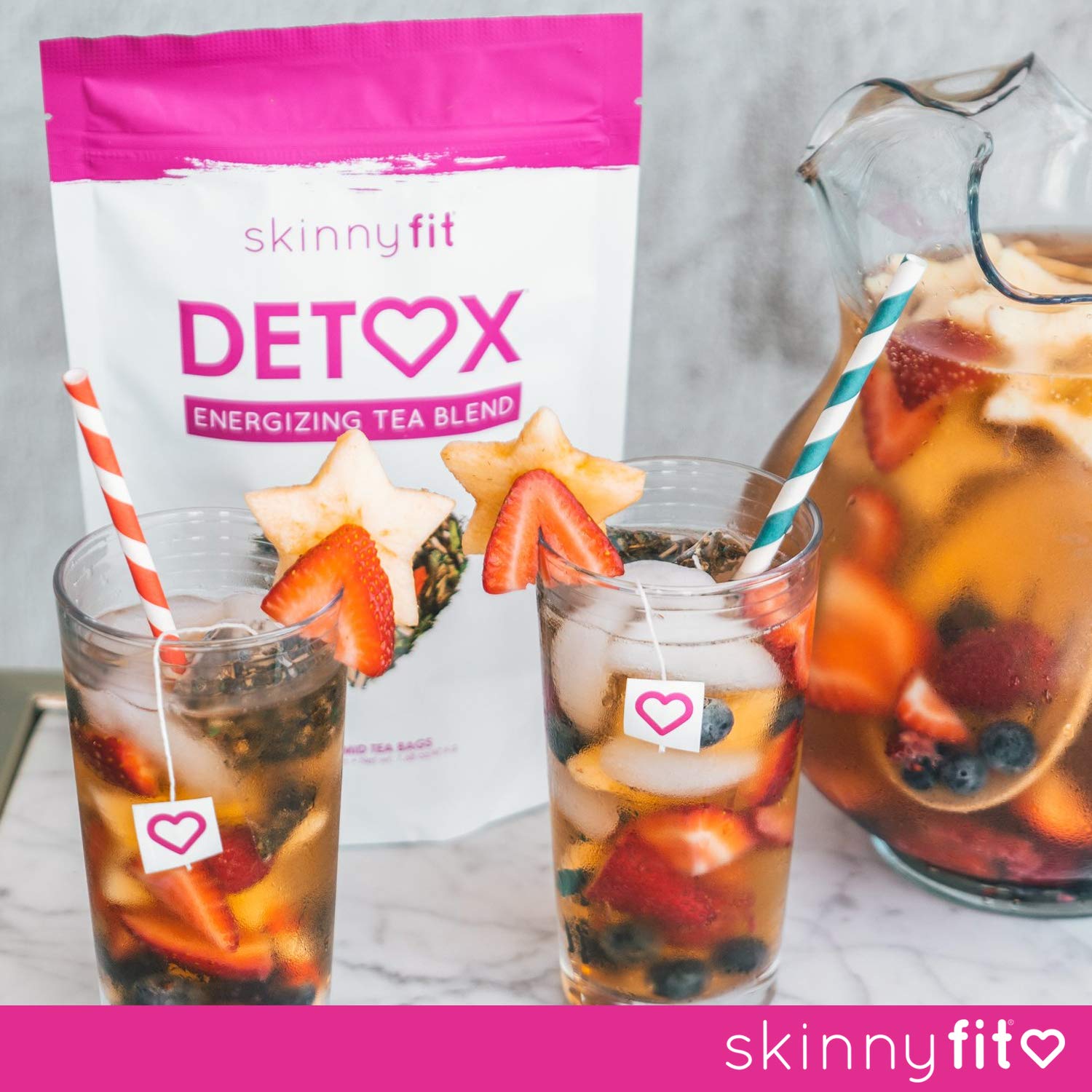 SkinnyFit Detox Tea: All-Natural, Laxative-Free, Supports A Healthy Weight SkinnyFit Au supplements