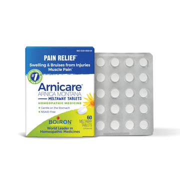 Boiron Arnicare Tablets for Pain Relief from Muscle Pain, Joint Soreness, Swelling from Injury or Bruises - 60 Count Boiron Au supplements