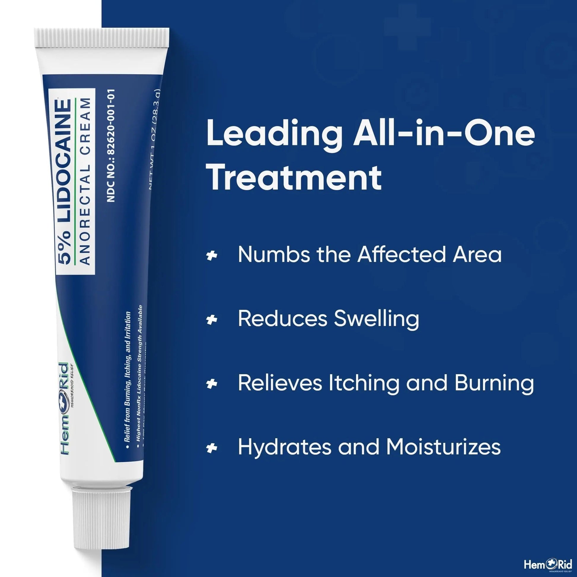 HemRid Maximum Strength Lidocaine Cream for Pain Management. Fast-Acting Hemorrhoid Solution with 5% Lidocaine. Instant Anal Itch and Numbing Effect HemRid Au supplements