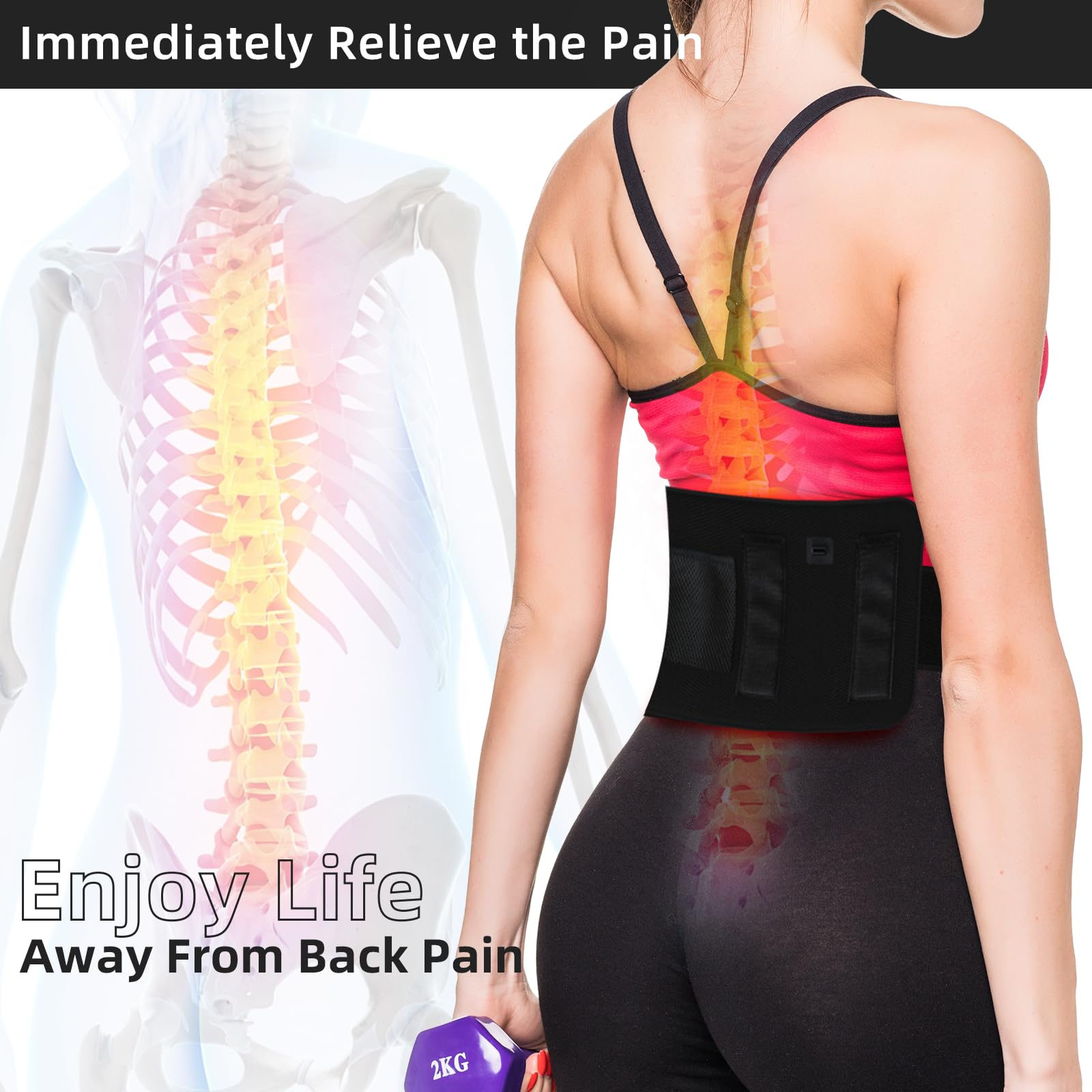 Red Light Therapy Belt, Infrared Light Therapy Wrap, 384PCS Red Light &Infrared Light HaSoCare Au supplements