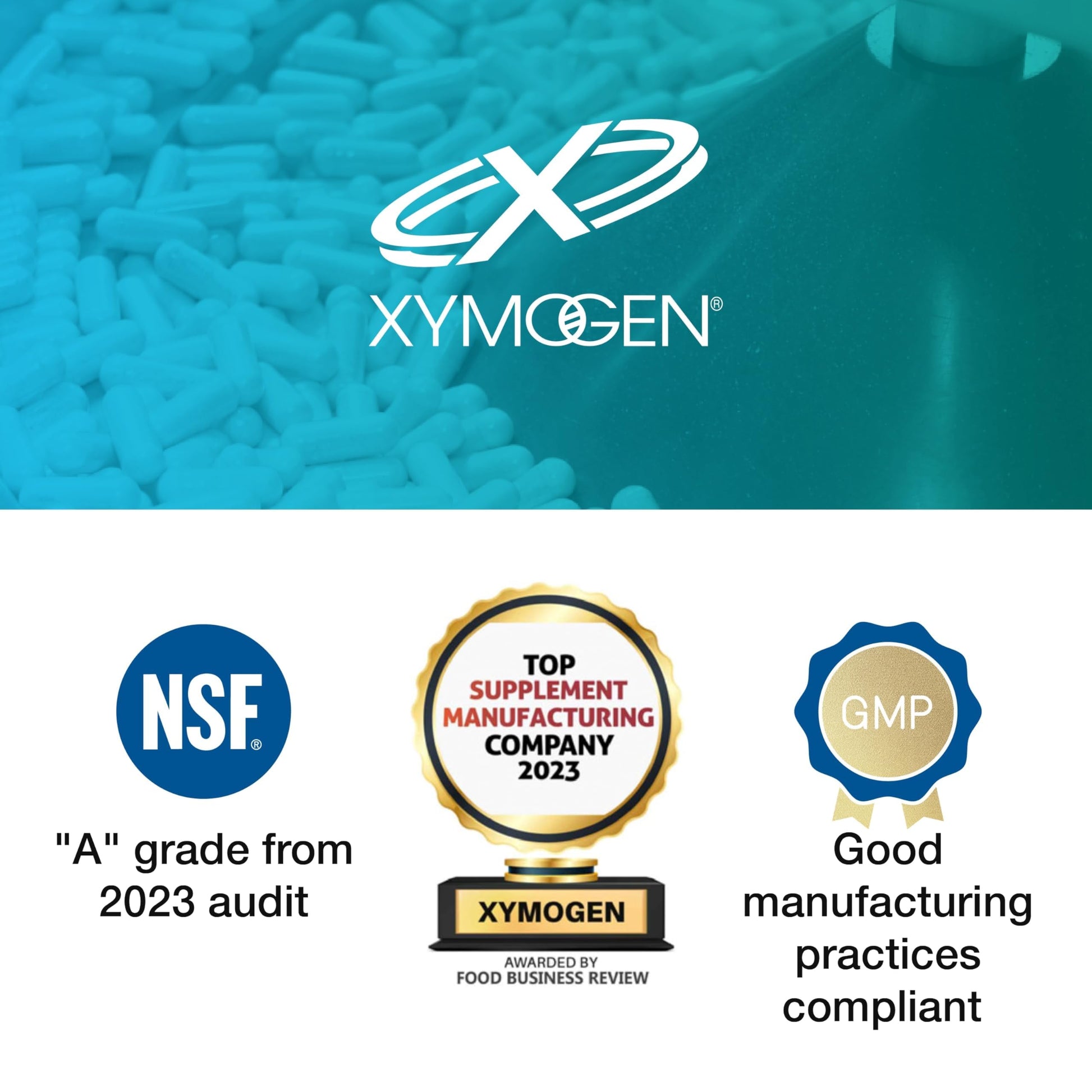 XYMOGEN Probio Defense - Daily Probiotic Blend for GI Balance Support - Immune & Gut Health Aid - 10 Billion CFU - Lactobacillus Rhamnosus, Zinc & Selenium - Gluten-Free & Non-GMO - 84 Capsules XYMOGEN Au supplements