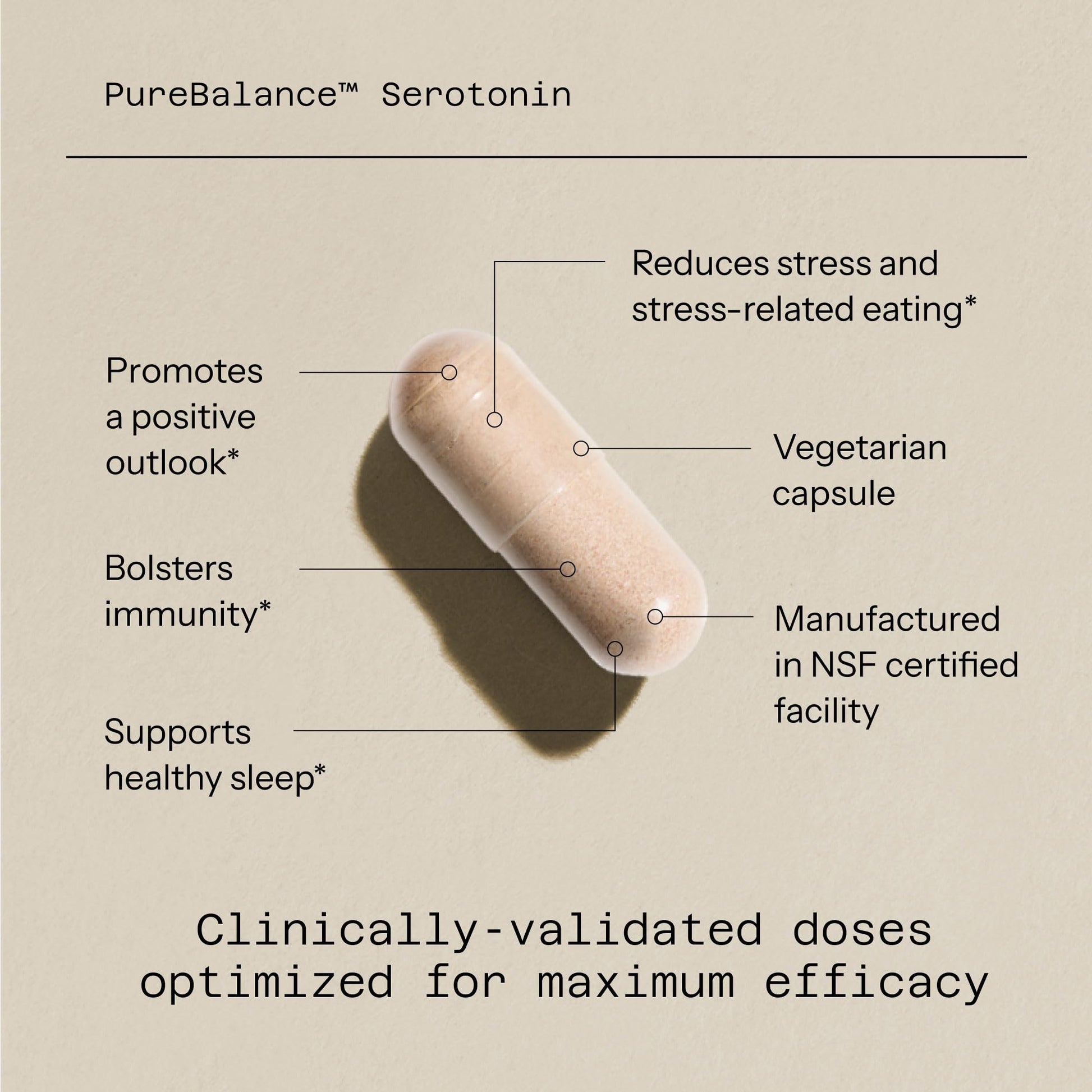 Quality of Life Pure Balance Serotonin Premium–Helps Boost Serotonin & Cortisol Levels - Includes 5-HTP, Venetron, Sensoril, Vitamin D3 & L-Theanine–60 Capsules Quality of Life Au supplements