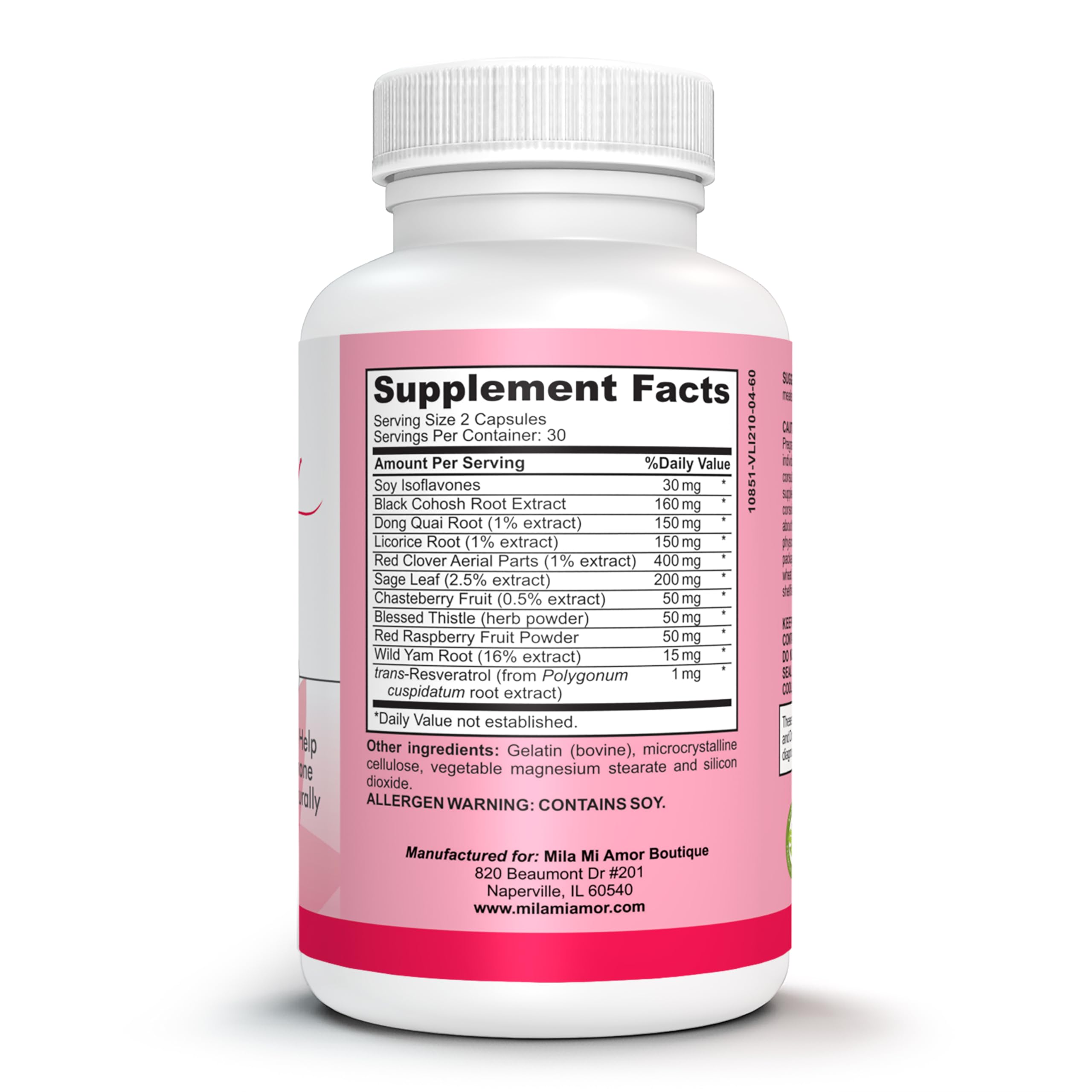 Women's Support | Special Formula | Hormone Regulator w/Natural Ingredients Milamiamor Au supplements