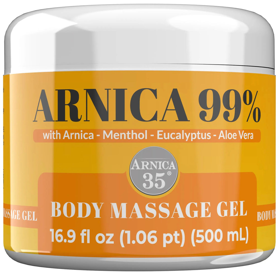 Arnica 35 Arnica Body Massage Gel – Water-Based Cosmetic Massage Gel with Arnica Montana, Fast-Absorbing Lightweight Texture, Non-Greasy Feel, Dermatologically Tested, 16.9 fl oz Arnica uk supplements