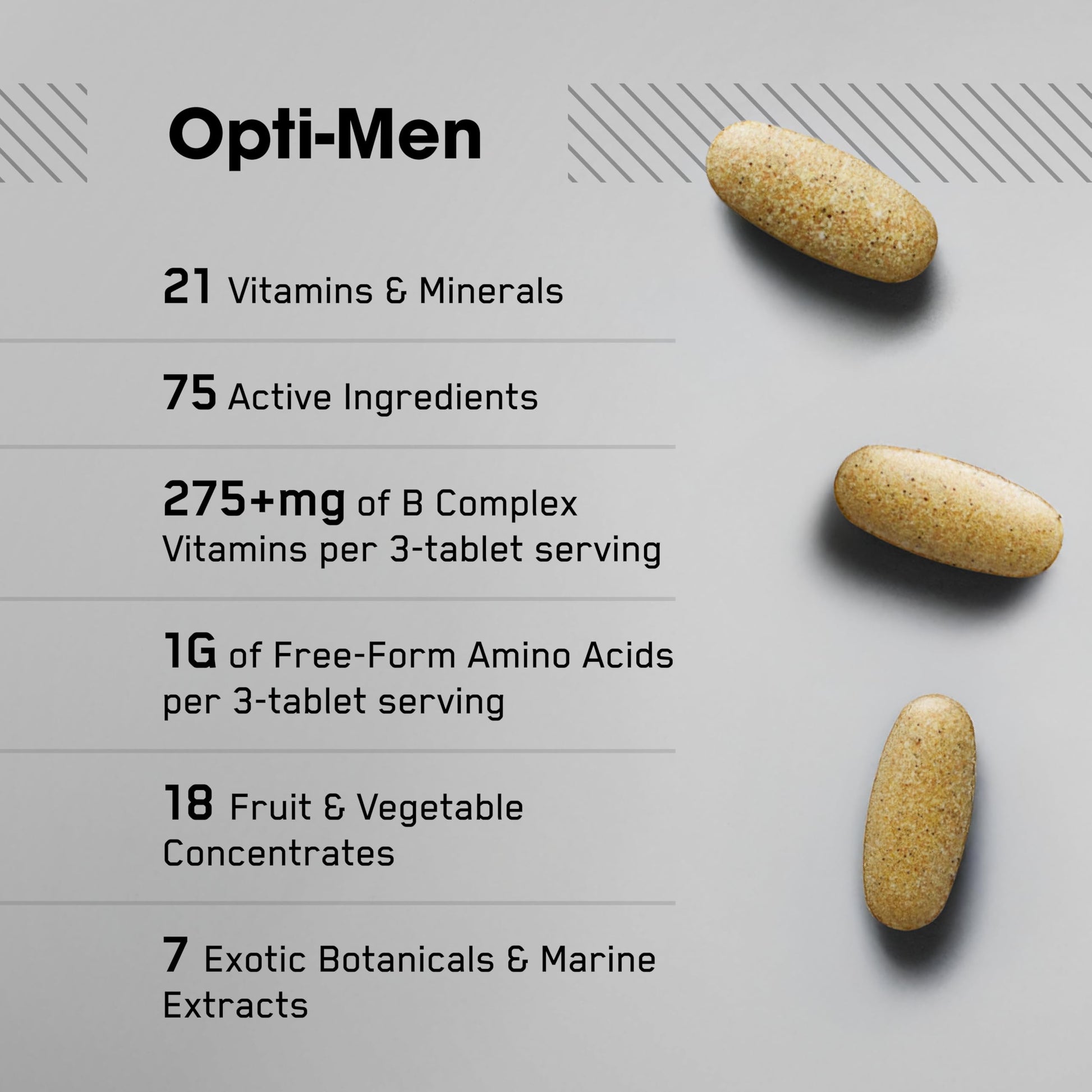 Optimum Nutrition Opti-Men, Vitamin C, Zinc and Vitamin D, E, B12 for Immune Support Mens Daily Multivitamin Supplement, 150 Count Optimum Nutrition Au supplements