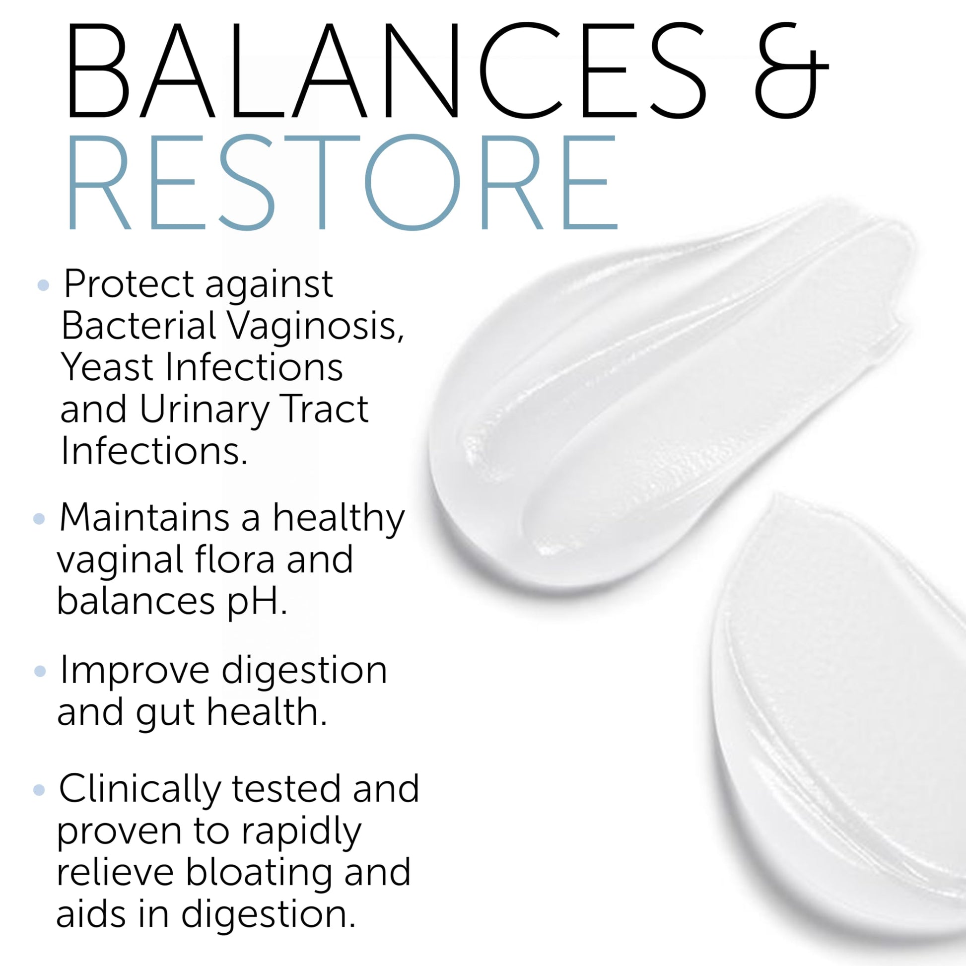 Vaginal Probiotic Gel | Yeast Infection & BV Treatment for Women | for Vaginal Odor Elimination Terramed Just Think Comfort Au supplements