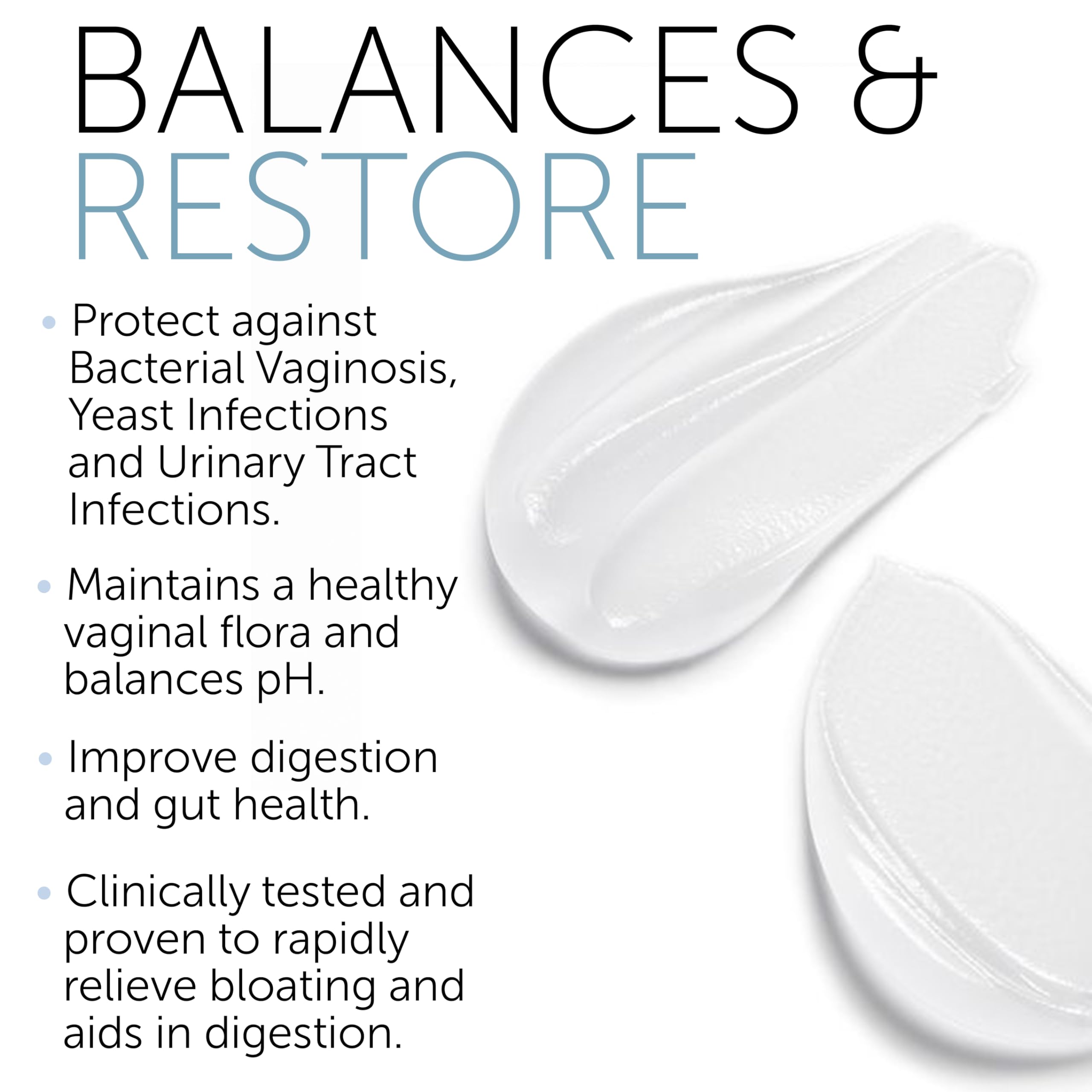 Vaginal Probiotic Gel | Yeast Infection & BV Treatment for Women | for Vaginal Odor Elimination Terramed Just Think Comfort Au supplements