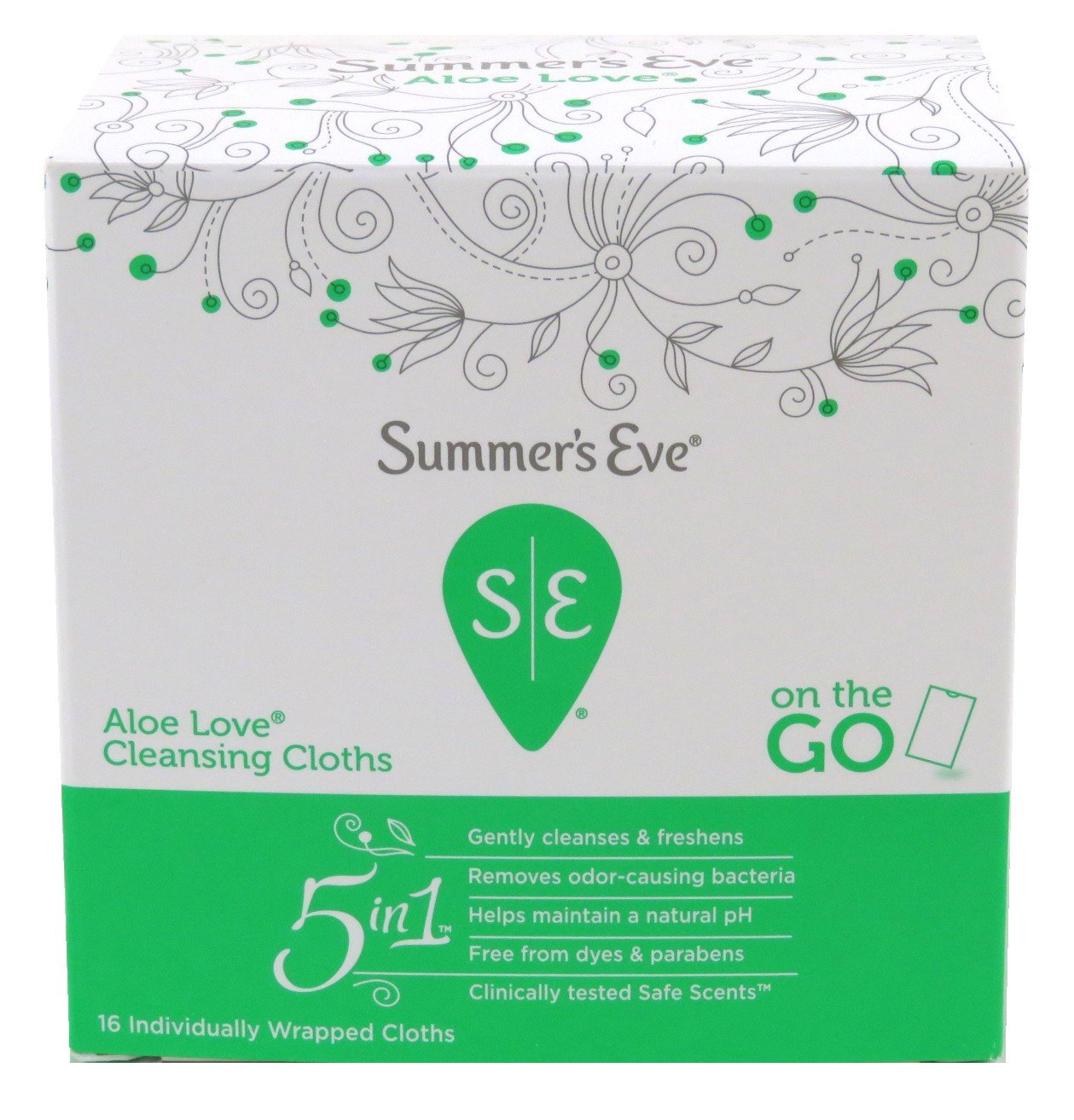 Summers Eve Cleansing Cloths 16 Count Aloe Love (3 Pack) Summer's Eve Au supplements
