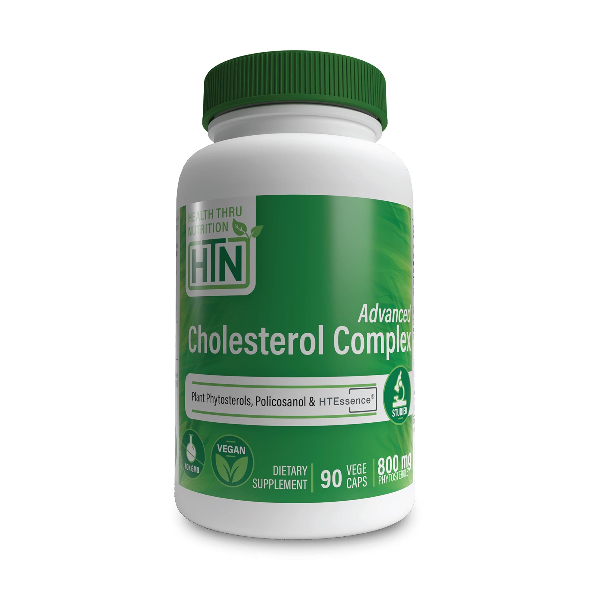 Health Thru Nutrition Advanced Cholesterol Complex | Heart Health Support & Lipid Metabolism with Phytosterols, Policosanol, Hydroxytyrosol, Chromium and More | Vegan, Non-GMO (Pack of 90) Health Thru Nutrition Au supplements