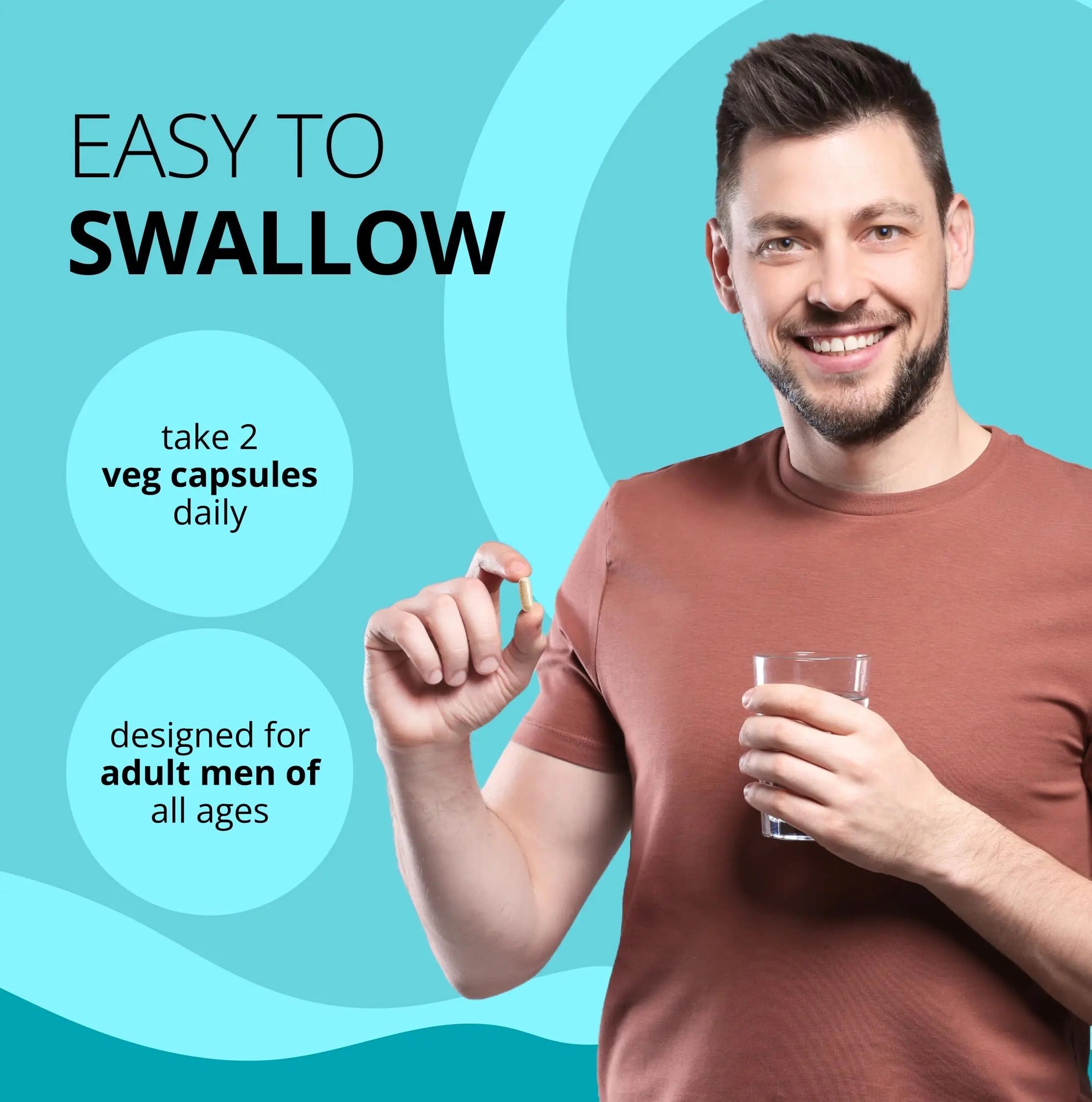 Stellar Labs Men's Low FODMAP Vegan Daily Multivitamin, No Iron | Easy On Sensitive Stomachs, Easy to Swallow Vitamins | Stellar Labs Au supplements