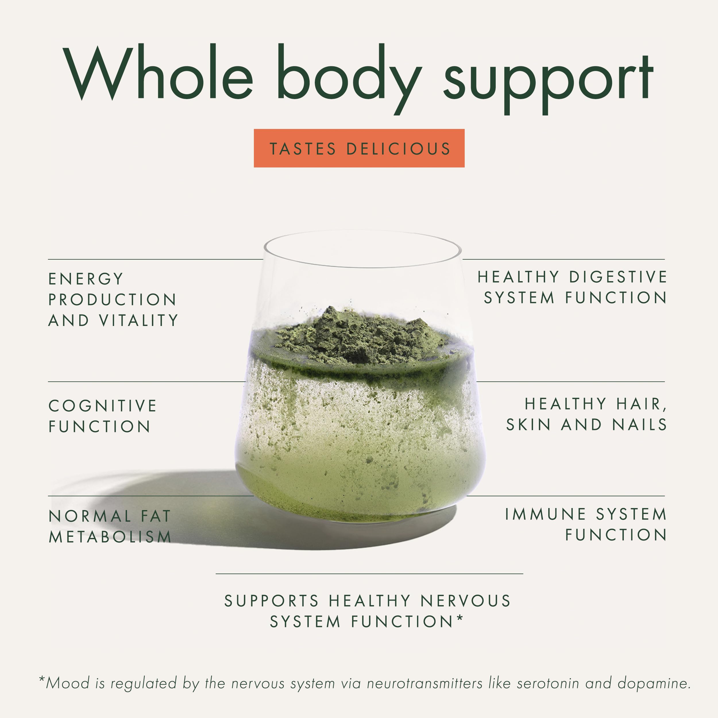 WelleCo The Super Elixir Daily Greens Powder, Probiotic Drink Mix with Whole Foods, Gluten Free, Vegan Gut Health Powder, Energy, Immunity, Healthy Skin, Hair & Nails (Jar, Blood Orange) WelleCo Au supplements