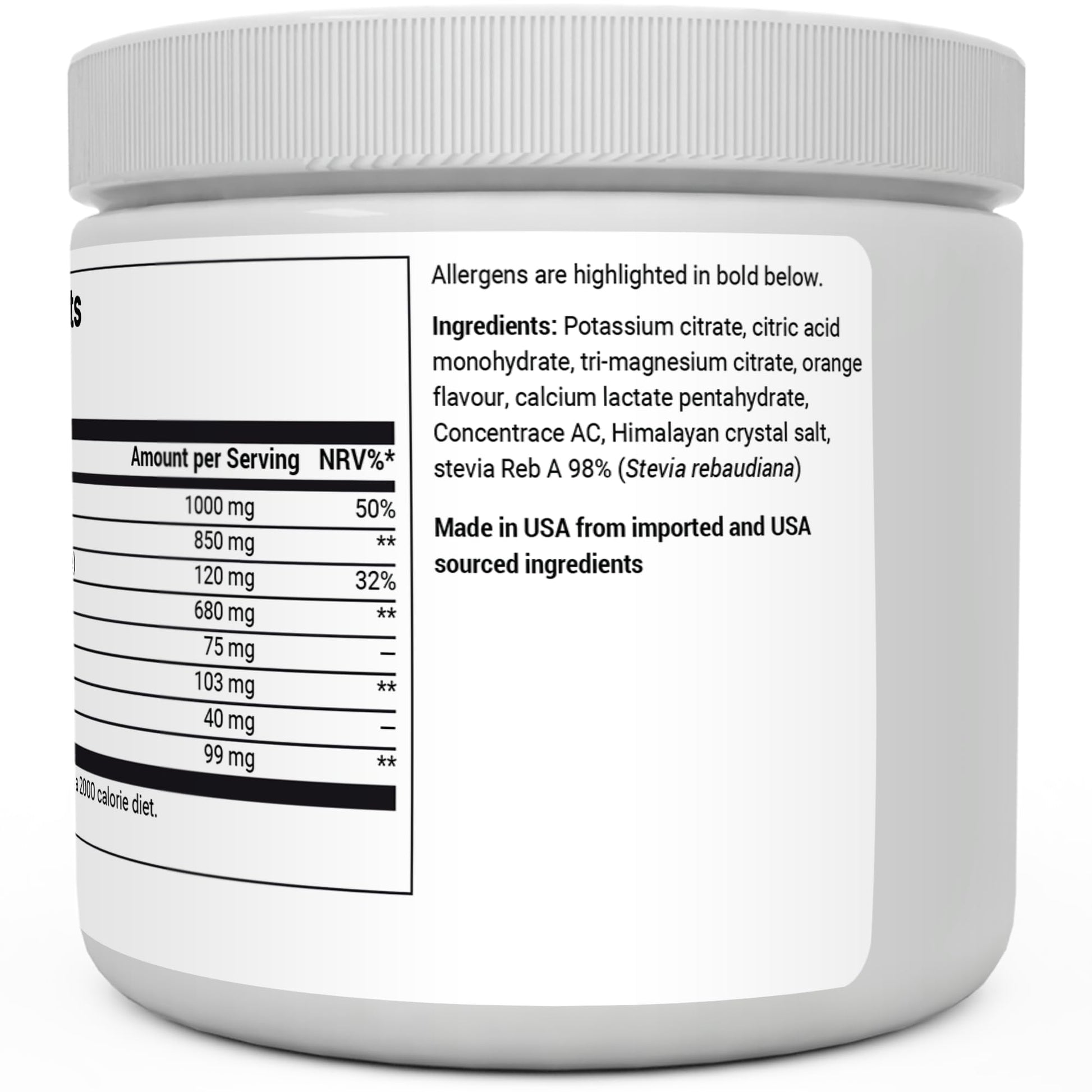 Dr. Berg Electrolyte Powder - Electrolyte Drink Supplements with 1000mg Potassium Dr. Berg Nutritionals Au supplements
