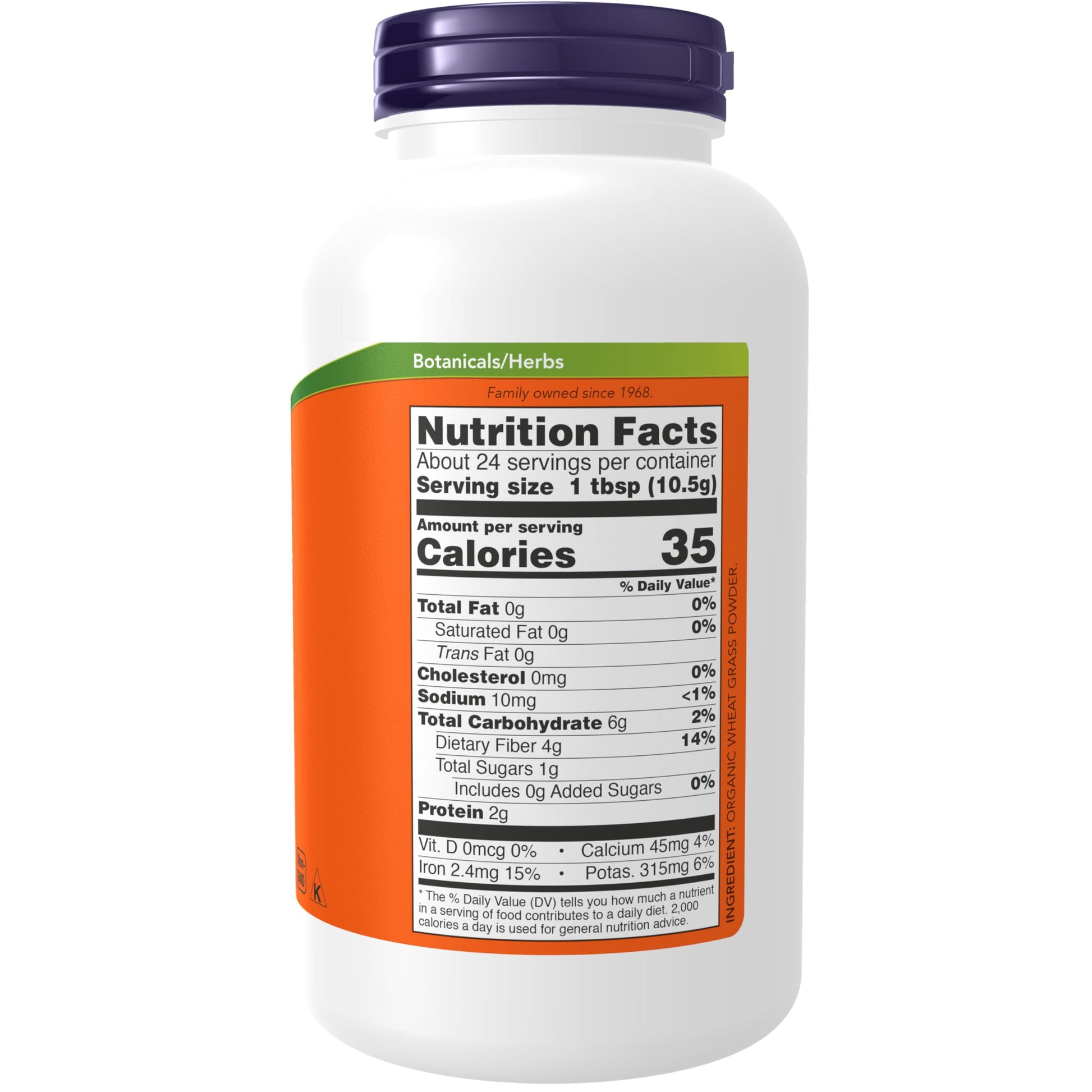 NOW Foods Supplements, Certified Organic and Non-GMO, Wheat Grass Powder, Green Superfood, 9-Ounce NOW Foods Au supplements