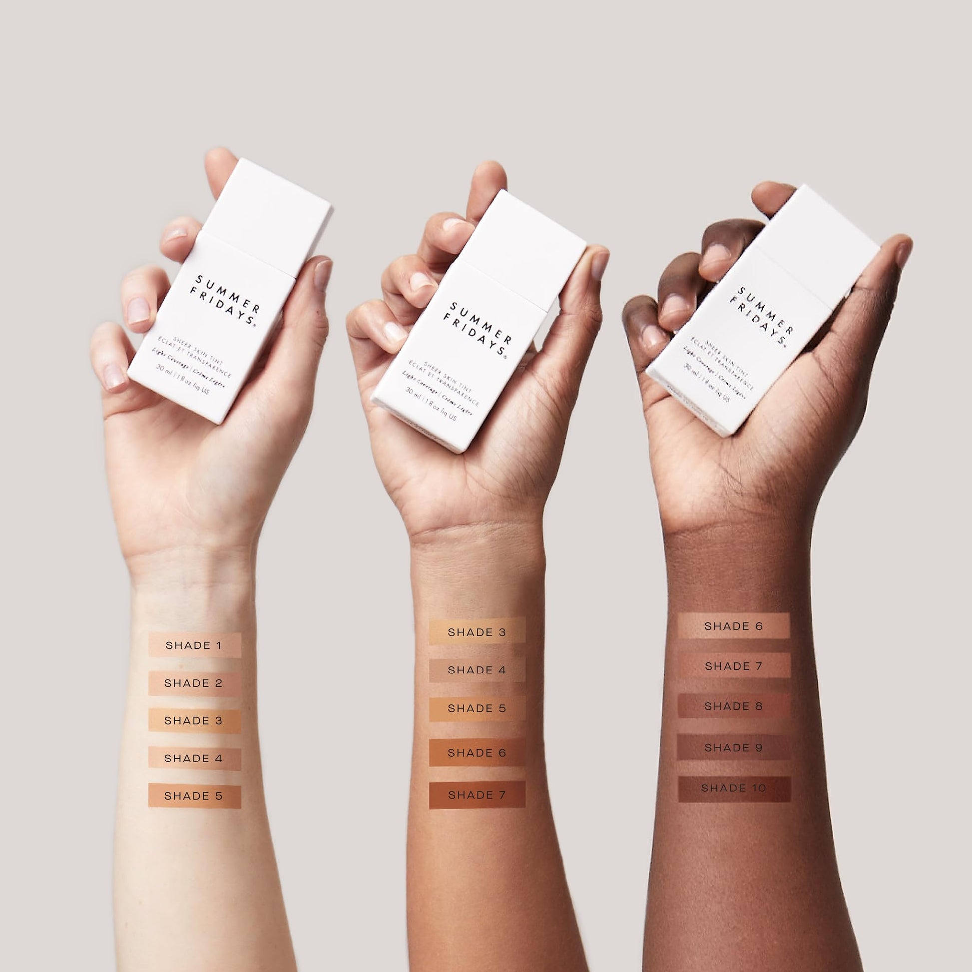 Summer Fridays Sheer Skin Tint - Skin Tint with Hyaluronic Acid - Helps Diminish Uneven Skin Tone - Sheer to Light Coverage - Shade 2 - Light with Cool Undertones (1 Fl Oz) Summer Fridays Au supplements