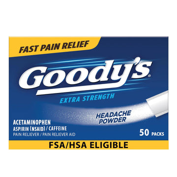 Goody's Pain Relief Powders, Extra Strength Headache Powder, 50 ct (Pack of 1) Goody's Au supplements