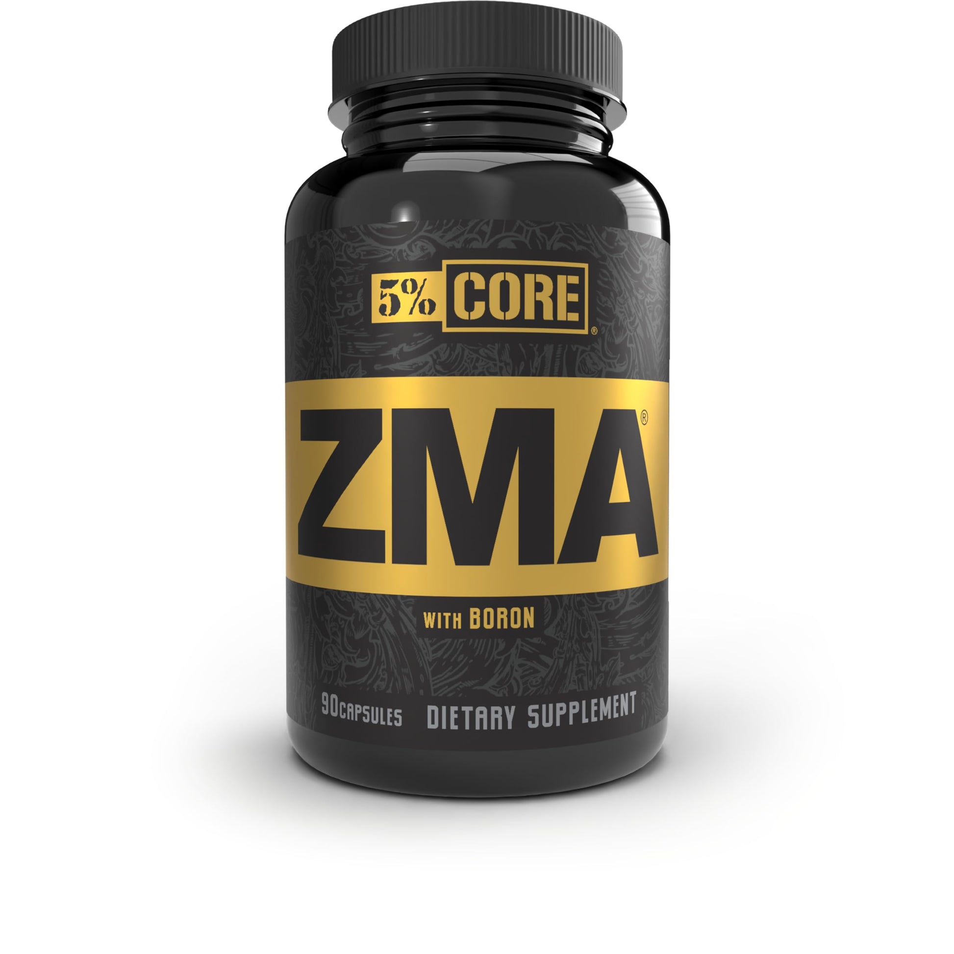 5% Nutrition Core ZMA (with Boron) | Promotes Recovery by Restoring Levels of Zinc, Magnesium & Vitamin B-6 (90 Capsules) 5% Nutrition Au supplements
