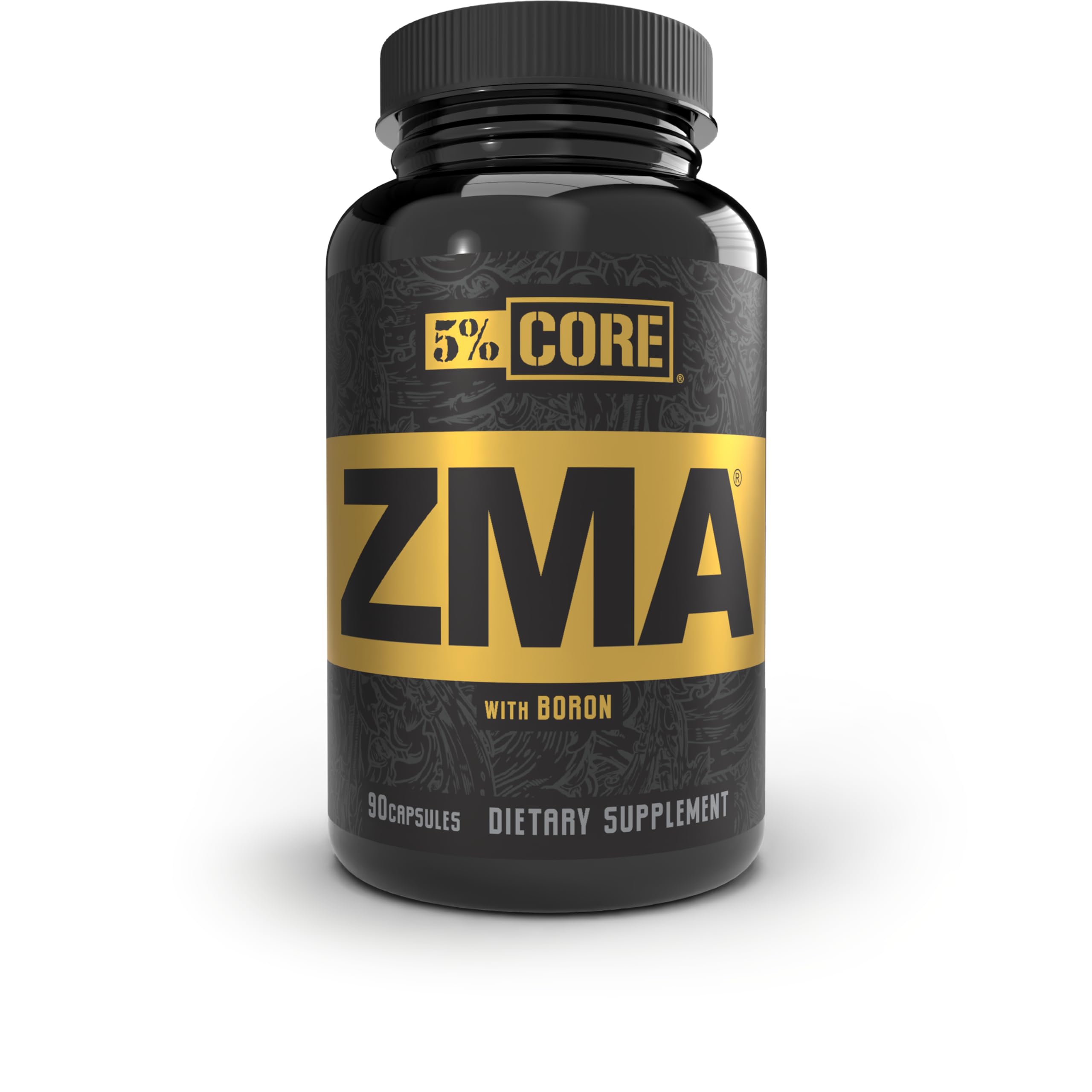 5% Nutrition Core ZMA (with Boron) | Promotes Recovery by Restoring Levels of Zinc, Magnesium & Vitamin B-6 (90 Capsules) 5% Nutrition Au supplements