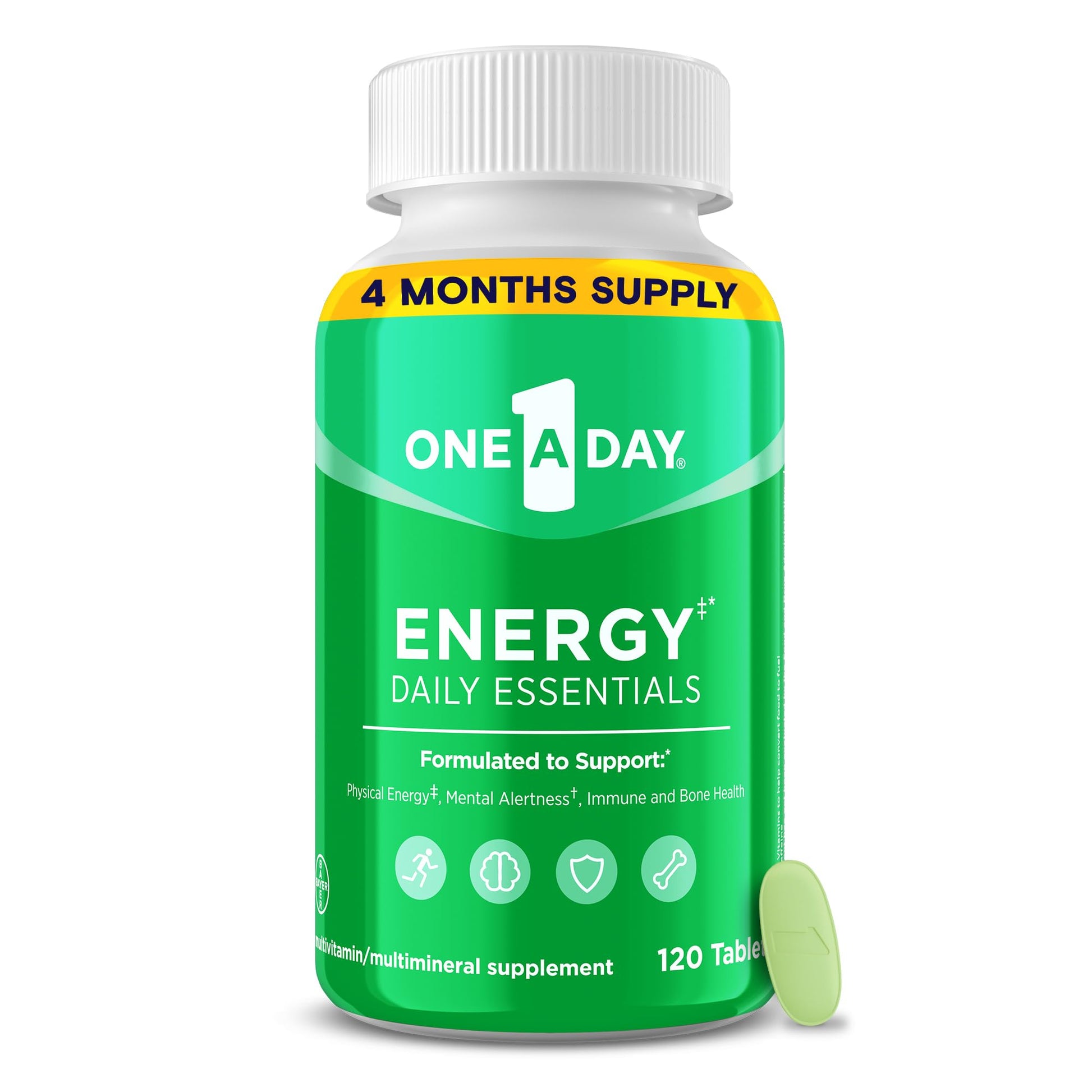 One A Day Energy Daily Essentials Multivitamin, Energy Supplement to Support Mental Alertness and Immune Health ONE A DAY Au supplements