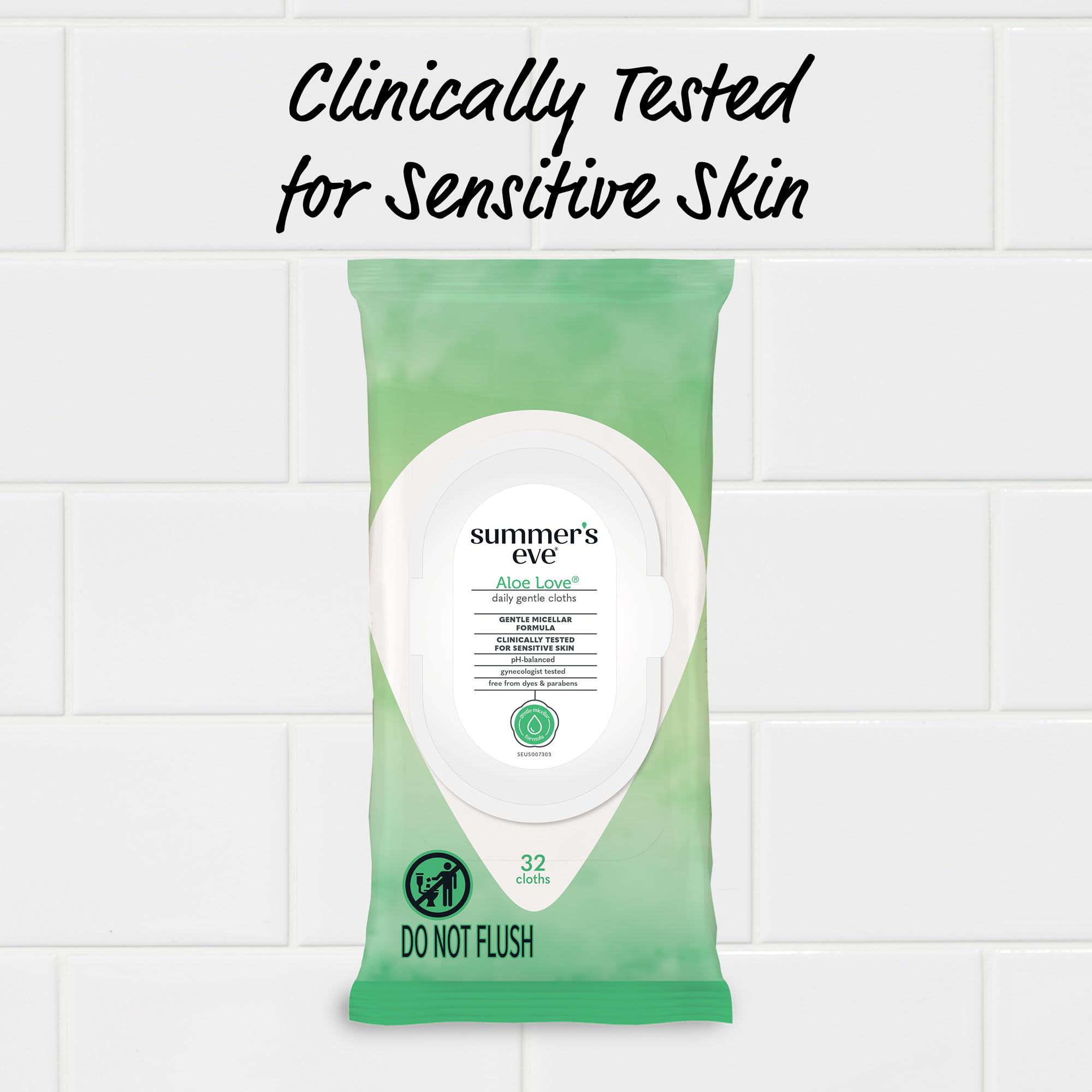 Summer's Eve Aloe Love Gentle Daily Feminine Wipes, Removes Odor, pH balanced, 32 Count, 12 Pack Summer's Eve Au supplements