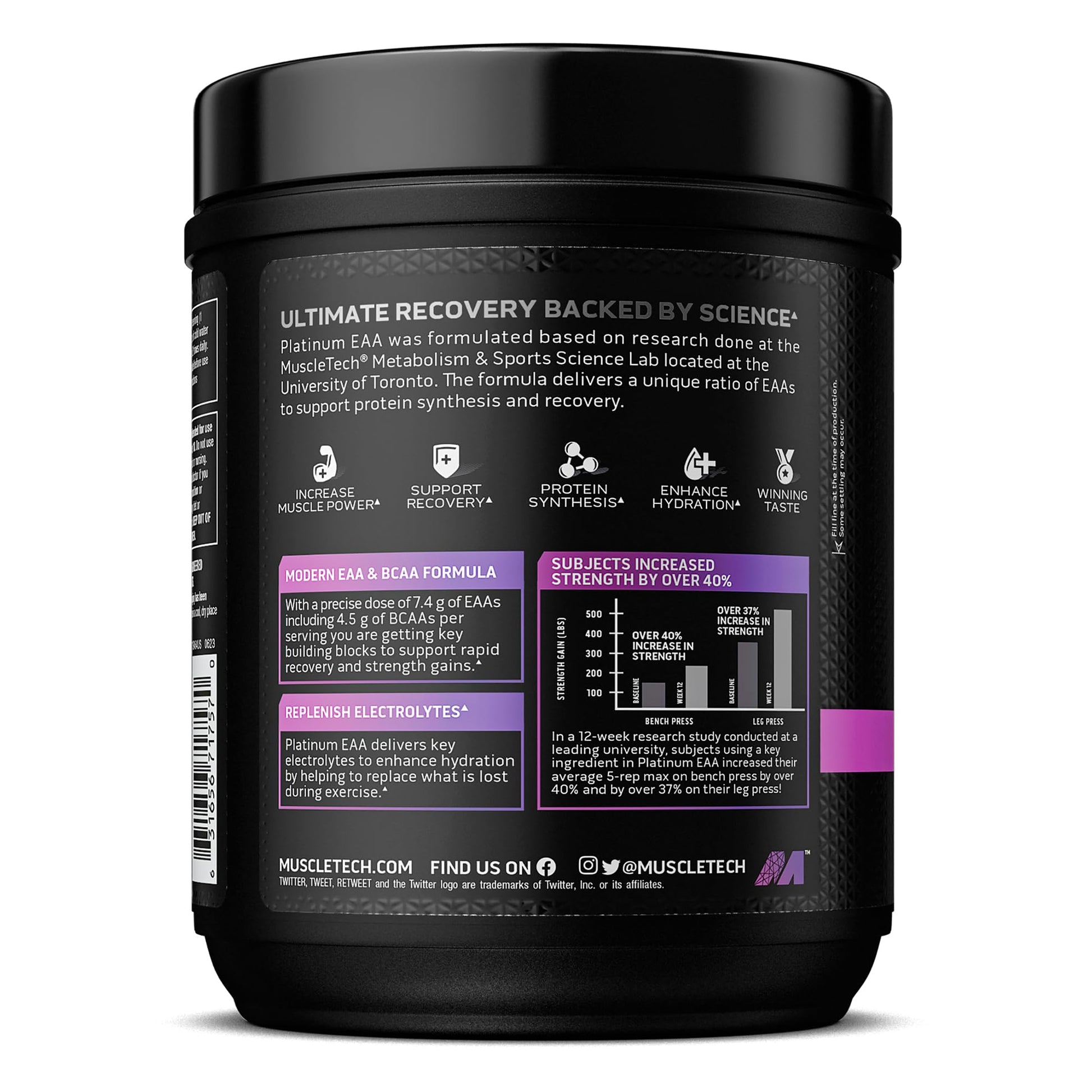 MuscleTech | Platinum 100% EAA+ |Essential Amino Acids | Muscle Strength Builder MuscleTech Au supplements