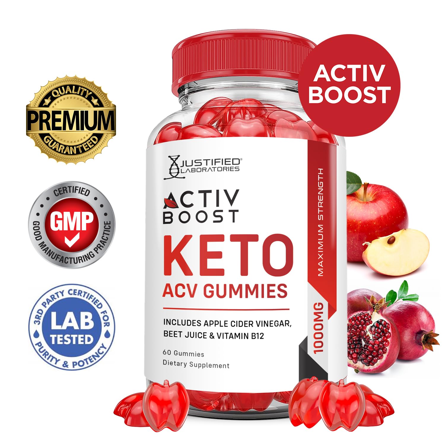 (3 Pack) Activboost Keto ACV Gummies Advanced Formula 1000MG Active Boost Justified Laboratories Au supplements