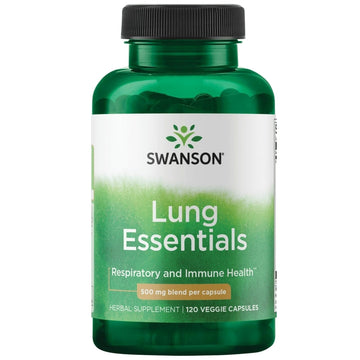 Swanson Lung Essentials 120 Veg Capsules Swanson Au supplements