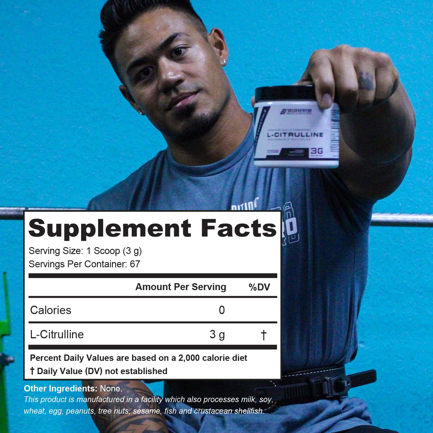 Cutler Nutrition Jay Essentials 100% Pure L-Citrulline Powder Unflavored 3g Per Serving Cutler Nutrition Au supplements