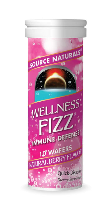 Source Naturals Wellness Fizz, Natural Berry Flavor - 10 Wafers Source Naturals Au supplements
