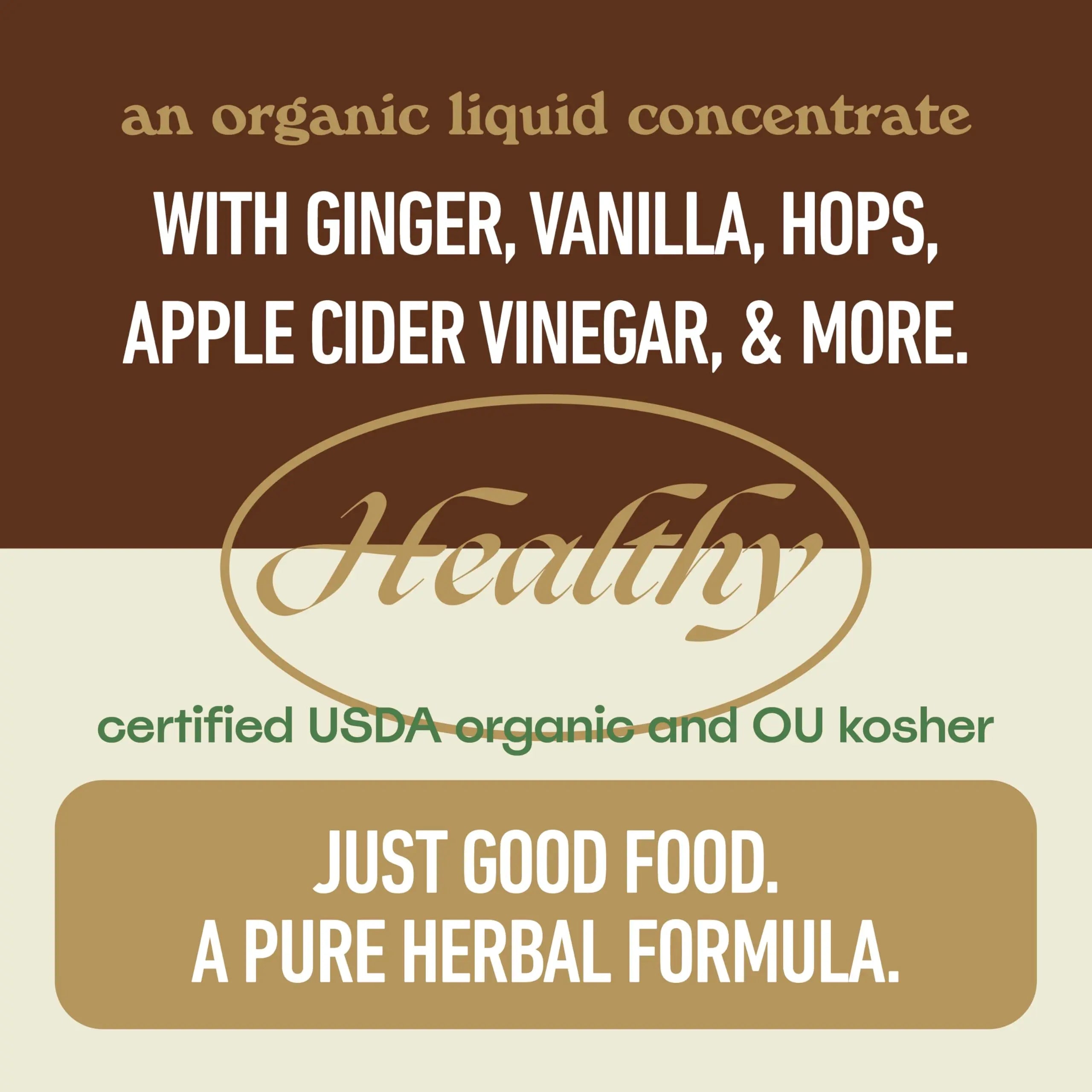 Acid Reflux Relief Liquid 16oz - Organic Heartburn Support Formula, Natural GERD Aid with Aloe Ginger Garlic Vanilla, Fast Absorbing Amish Remedy, Certified Organic Kosher Made in USA Supplement Complete Natural Products Au supplements