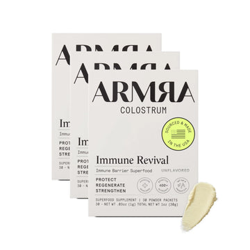 ARMRA Colostrum™ Premium Powder, Grass Fed, Gut Health Bloating Immunity Skin & Hair, Contains 400+ Bioactive Nutrients, Keto, Gluten & Fat Free (Unflavored Bundle | 90 Servings) ARMRA Au supplements