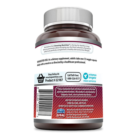 Amazing Formulas Quercetin 500mg 120 Veggie Capsules Supplement - Non-GMO - Gluten Free - Supports Overall Health & Well Being Amazing NutritionAU supplements