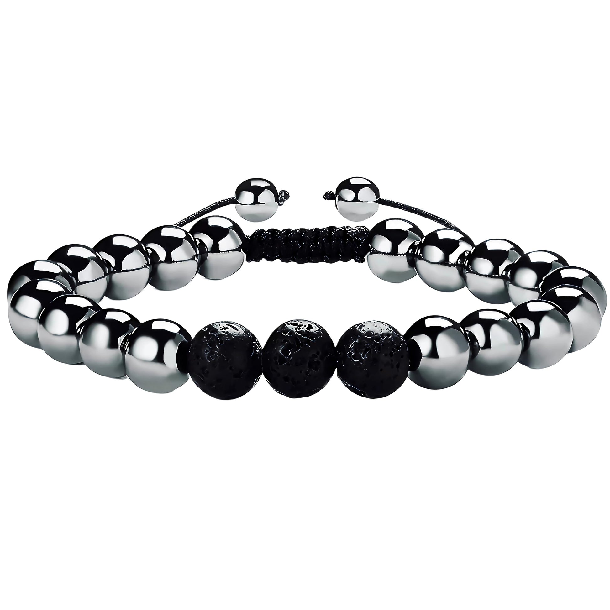 RENZHI-Magnetic Hematite Bracelet–Beaded Magnetic Bracelets for Men and Women RENZHI Au supplements