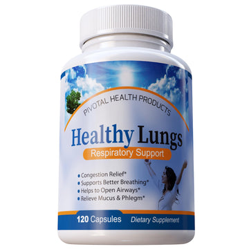 Healthy Lungs 120 Capsules - Improve Lung Function, Breathe Better, Stop Mucus, Phlegm and Allergies Quickly. Get Relief Fast with Healthy Lungs an All Natural Lung Health Supplement Serrasolv 360 Au supplements