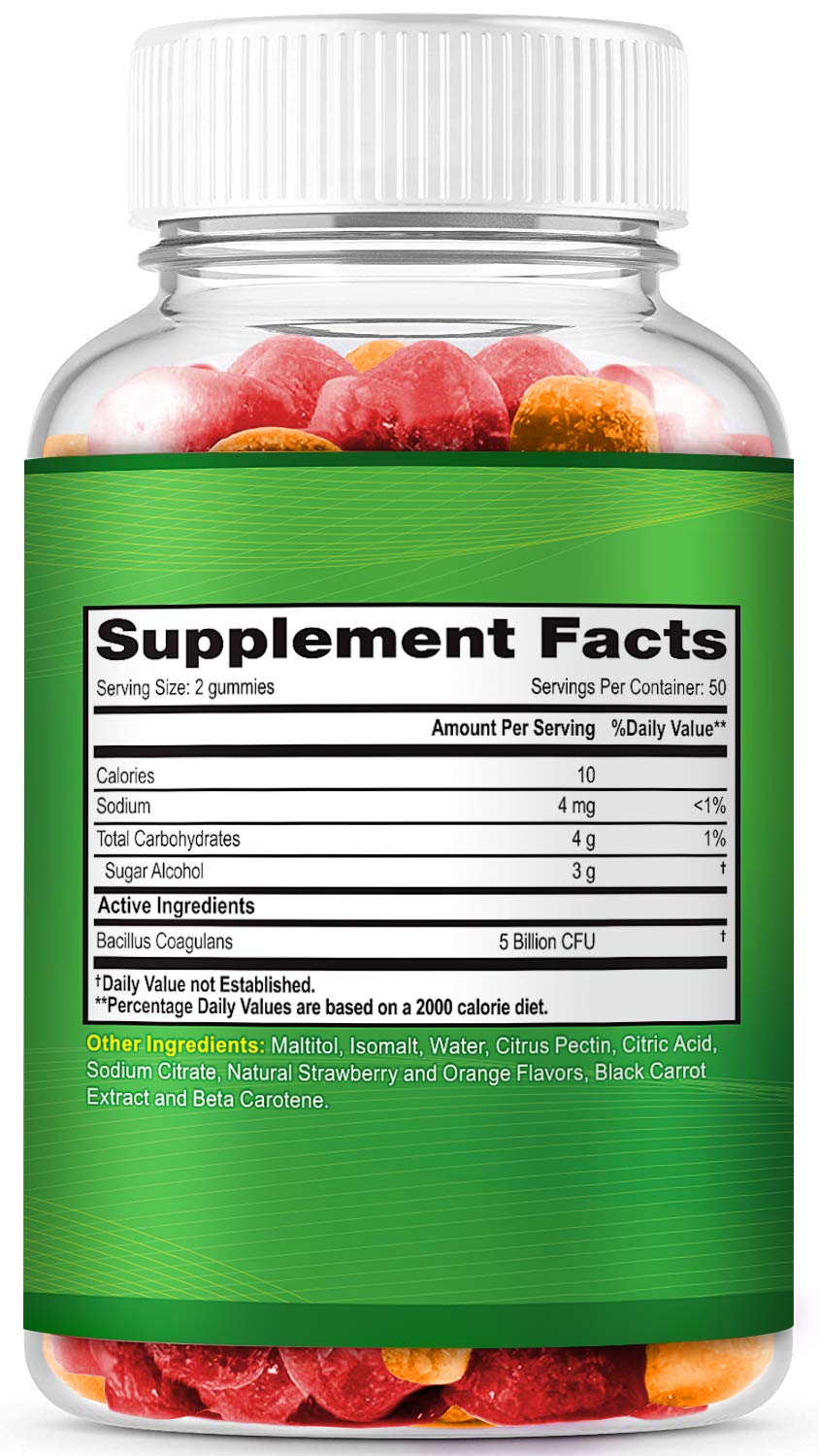 Probiotic Gummies for Adults and Kids Max Strength 5 Billion CFU | Organic Sugar Free Gummies for Digestive Health | 100 Count Vegan Gluten Free Chewable Probiotics Gummies for Men Women and Children LifeCentric Health Au supplements