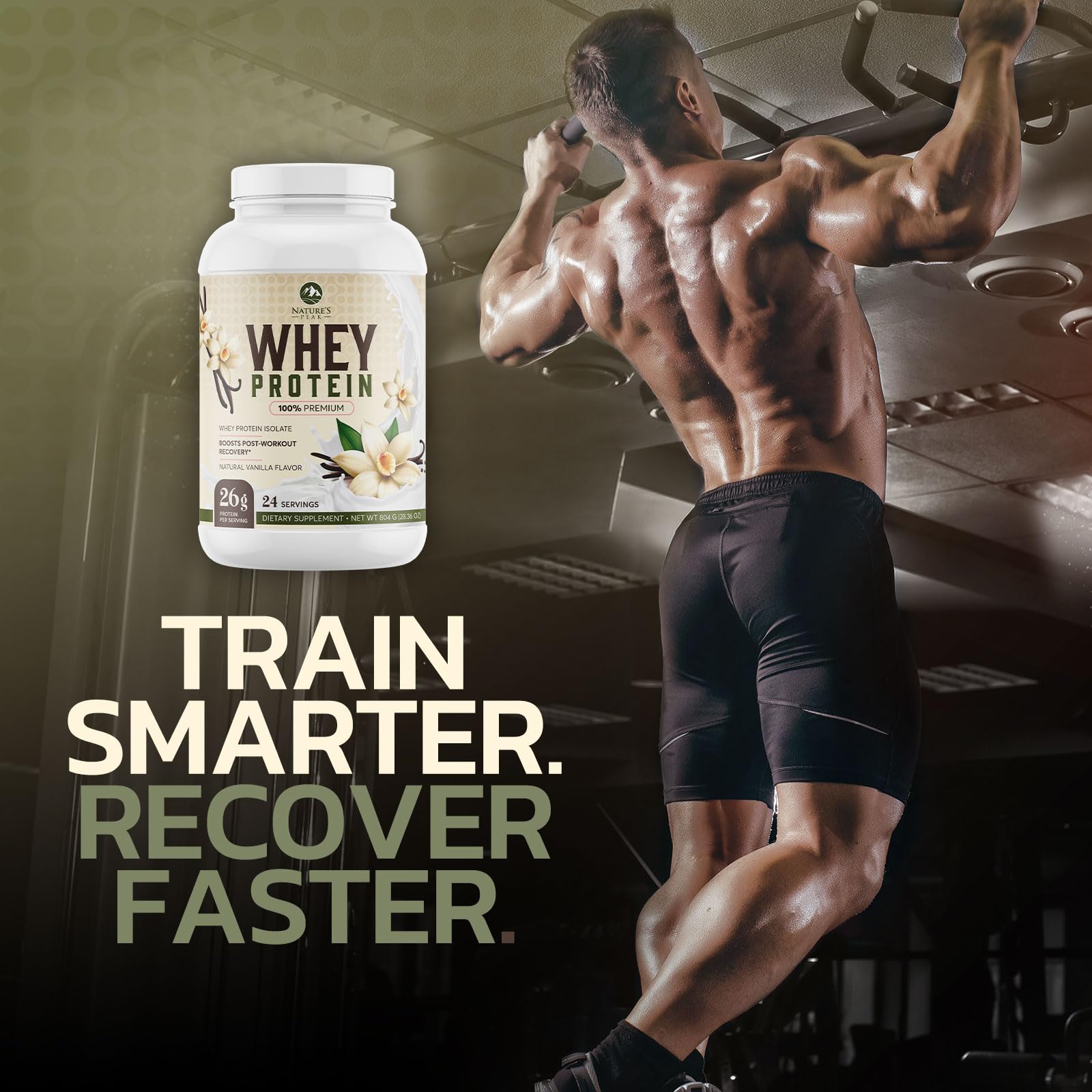 Nature's Protein Powder, 100% Whey Protein Powder Isolate, Immune Support, BCAAs Nature's Peak Au supplements