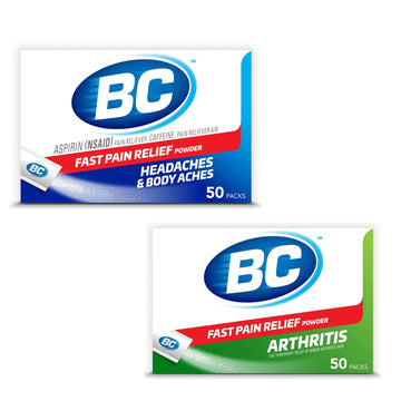 BC Powder | Fast Pain Relief | Arthritis | Aspirin (NSAID) & Caffeine | 50 Count and BC Powder | Fast Pain Relief | Aspirin (NSAID) & Caffeine | 50 Count BC Au supplements