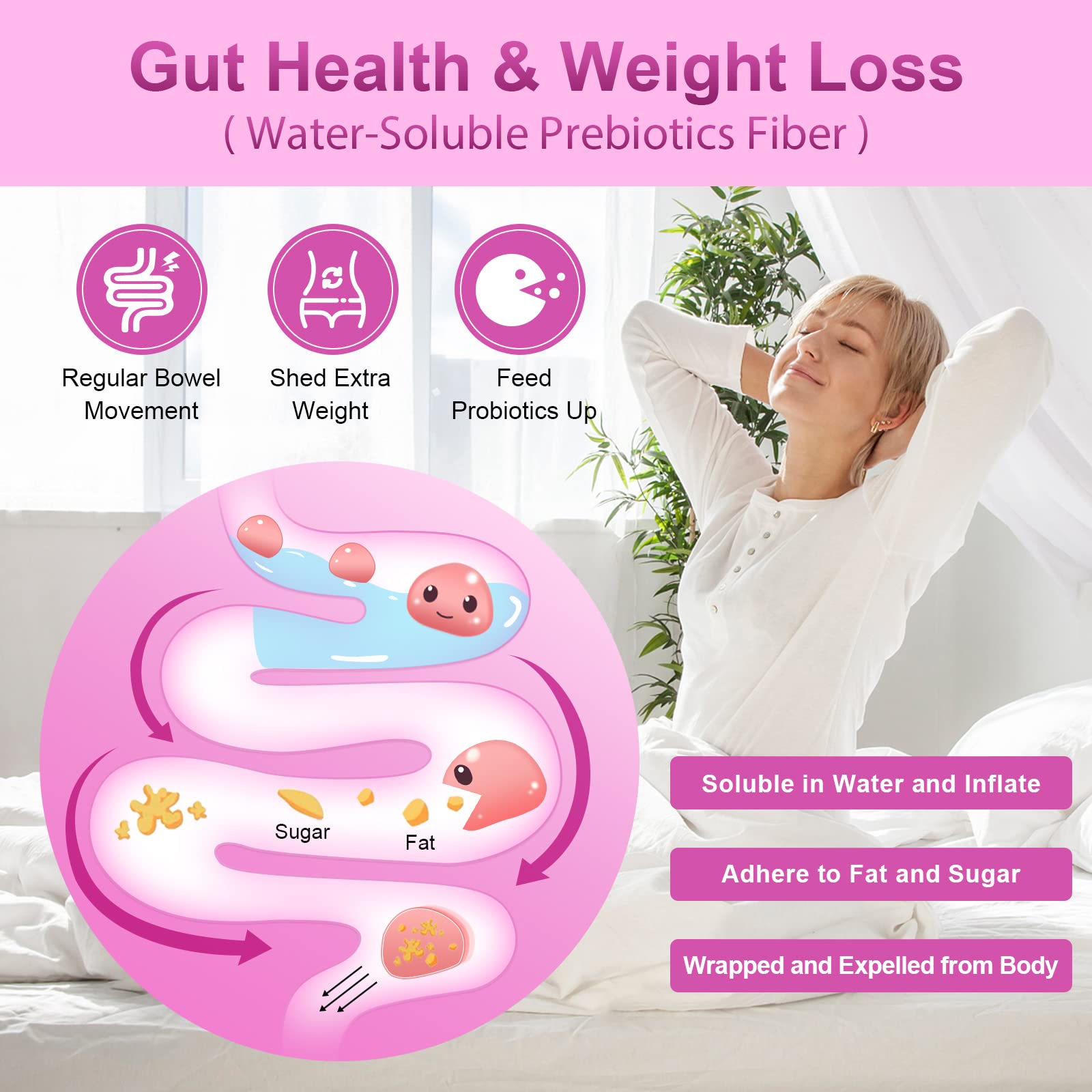 Probiotics for Women Digestive Health, 100 Billion CFUs Probiotic with Digestive Enzymes NATURE TARGET Au supplements