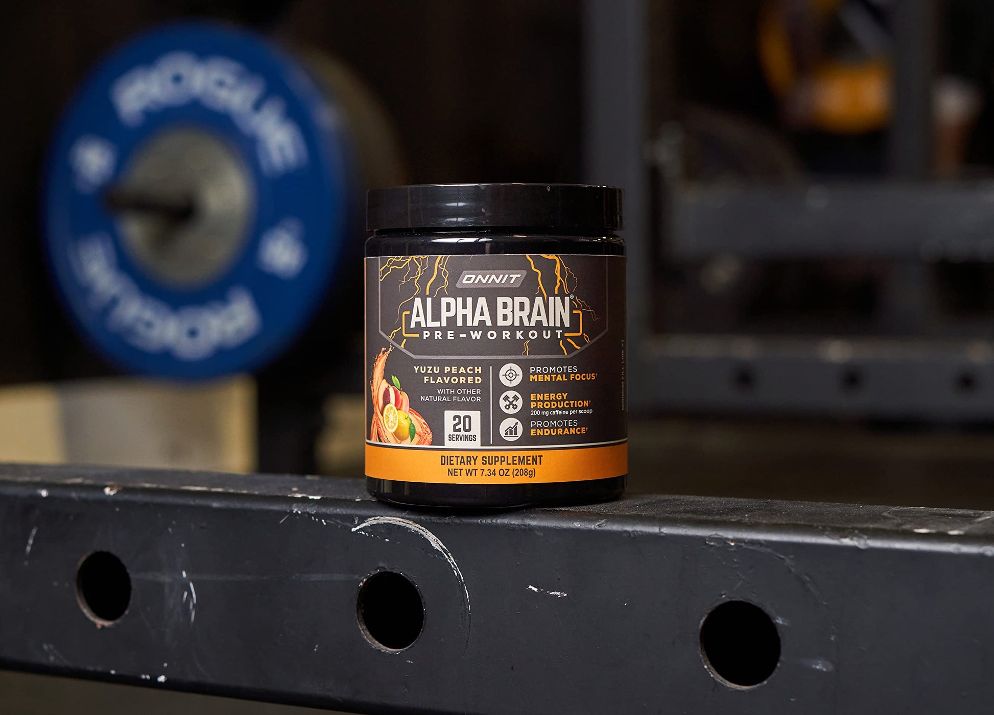 ONNIT Alpha Brain Pre-Workout - Yuzu Peach (20 Serving Tub) ONNIT Au supplements