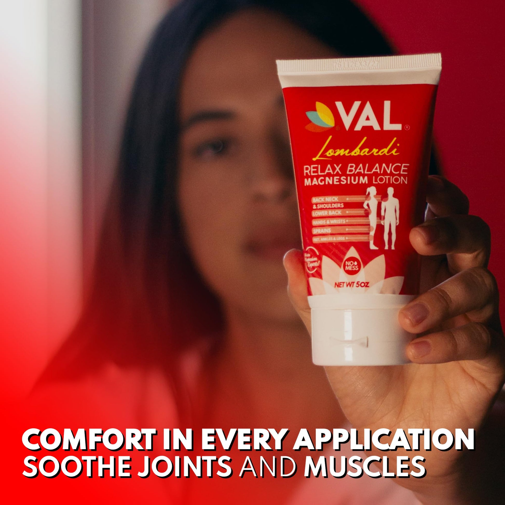 VAL Lombardi Relax Balance Magnesium Lotion | Arnica, Camphor & Menthol | Fast Relief for Joints, Muscles, Back, Shoulders, Feet | Non-Greasy | 5oz VAL Au supplements