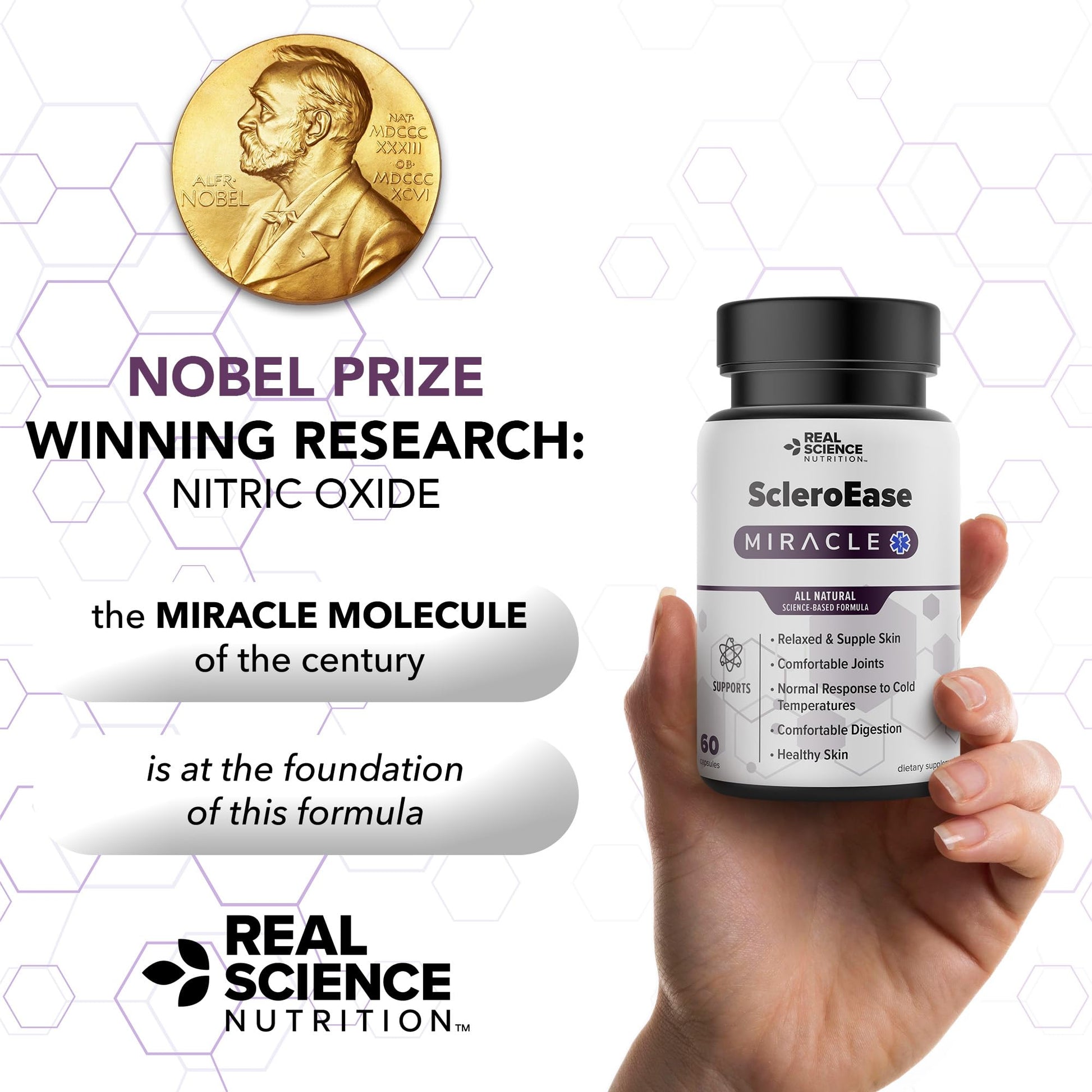 Real Science Nutrition ScleroEase Miracle Offers Relief to sufferers of Scleroderma, Supporting Flexible & Supple Skin, Comfortable Joint Movement, Comfortable Digestion, and Healthy Skin Real Science Nutrition Au supplements