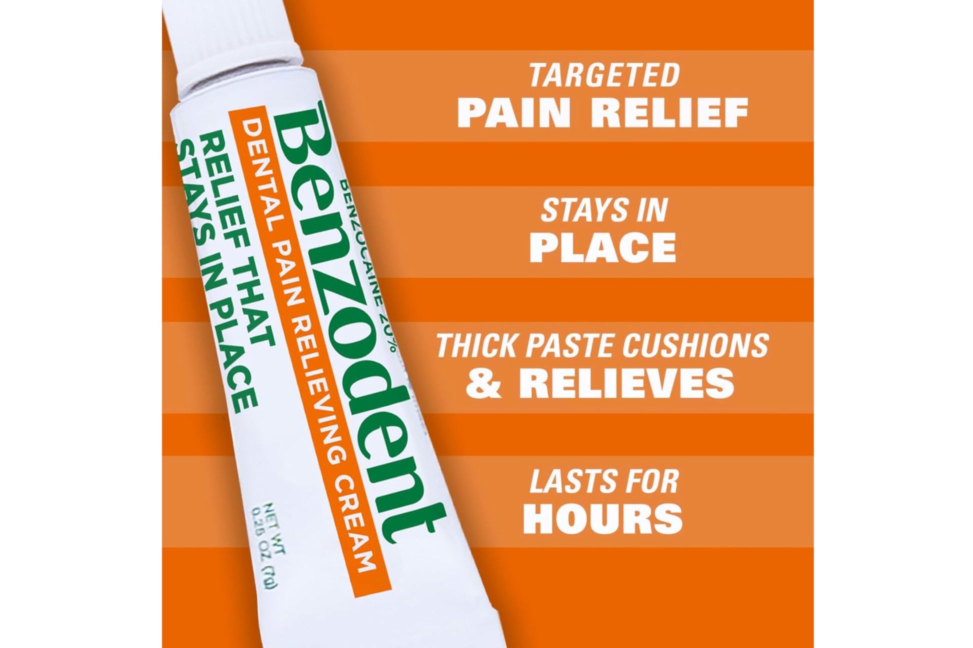 Benzodent Dental Pain Relieving Cream, 1 Ounce - Pack of 3 Benzodent Au supplements