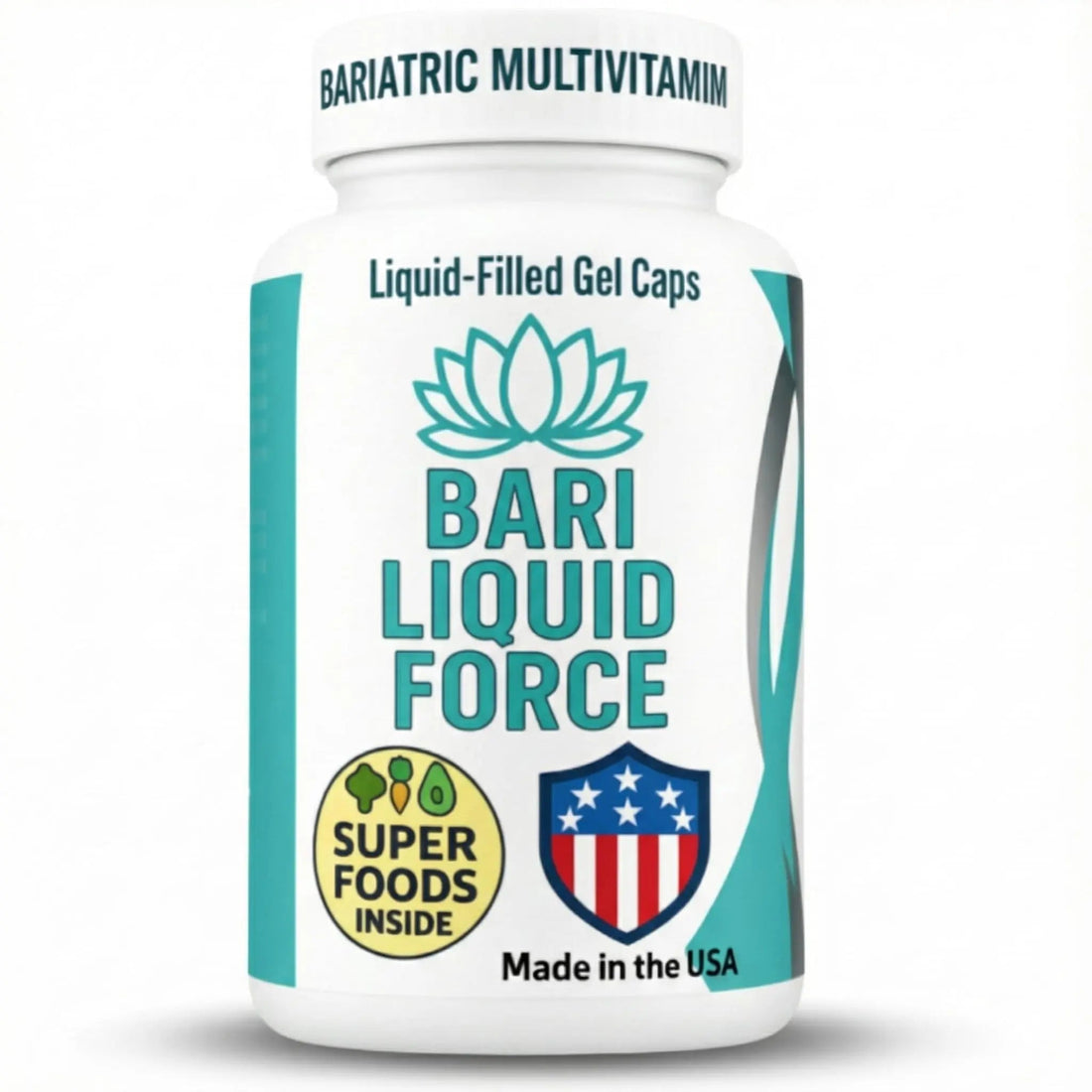 Bariatric Multivitamin with Iron – 2 Softgels Daily, Liquid-Filled Rapid-Absorption Softgels for Gastric Sleeve & Bypass Patients – Bari Liquid Force Universal Body Labs AU supplements