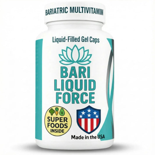 Bariatric Multivitamin with Iron – 2 Softgels Daily, Liquid-Filled Rapid-Absorption Softgels for Gastric Sleeve & Bypass Patients – Bari Liquid Force Universal Body LabsAU supplements