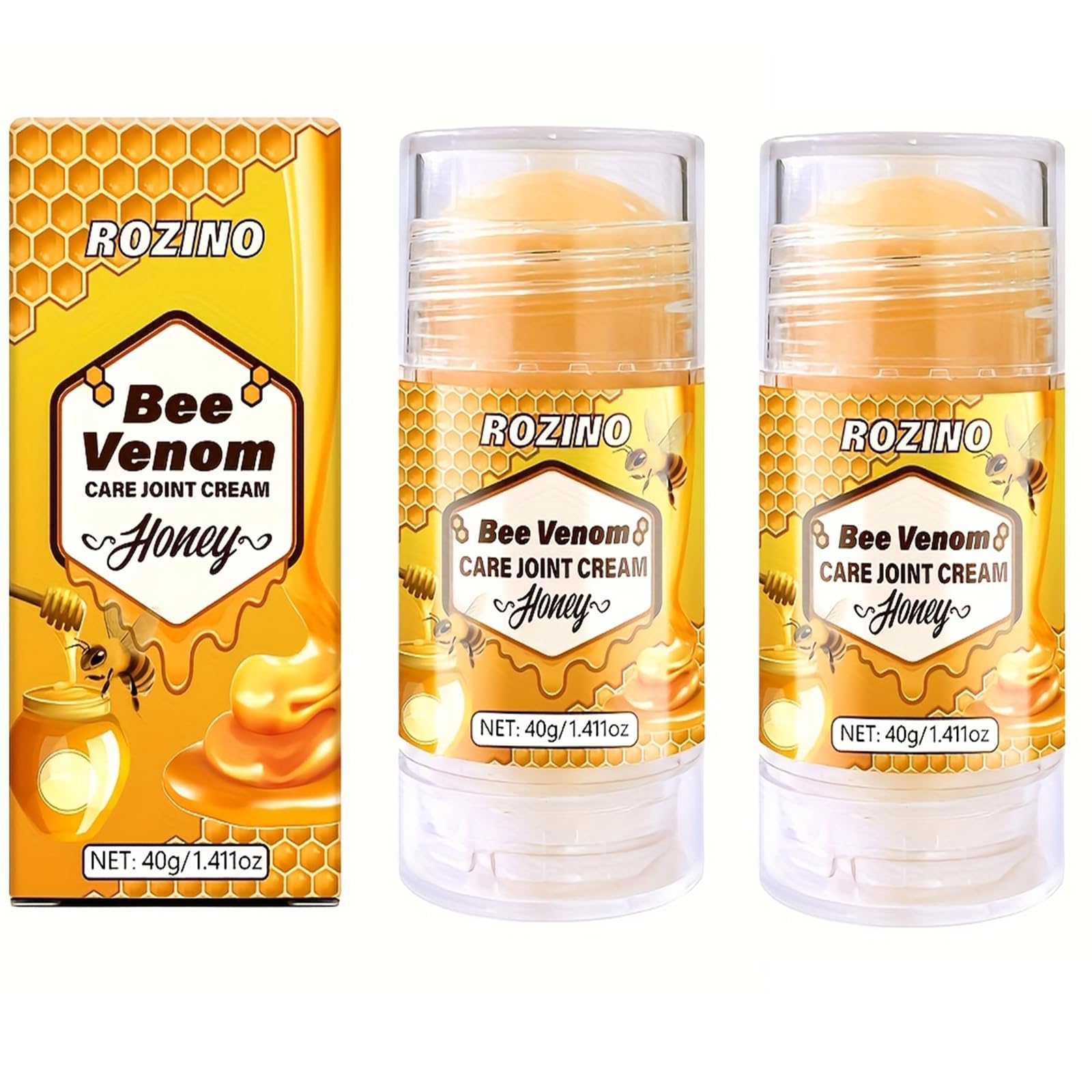 xiaoks 2PACK Bee Venom Care Joint Cream with Honey, 40g (1.411oz) - Natural Formula for Joint Comfort, Easy Application, Lightweight & Non - Greasy, Supports Joints with Daily Wear and Tear (2) xiaoks Au supplements